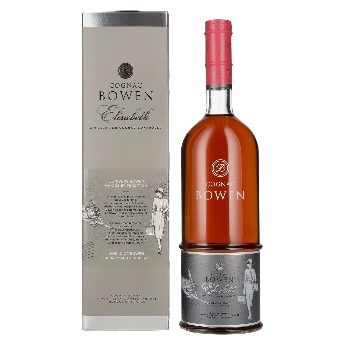 Bowen Cognac ELISABETH 40% vol. 0,7 l in geschenkverpakking