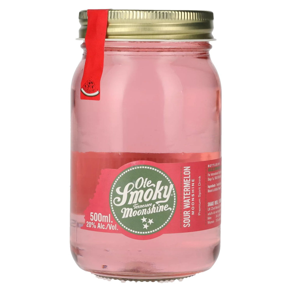 Ole Smoky Tennessee Moonshine SOUR WATERMELON 20% vol. 0,5 l