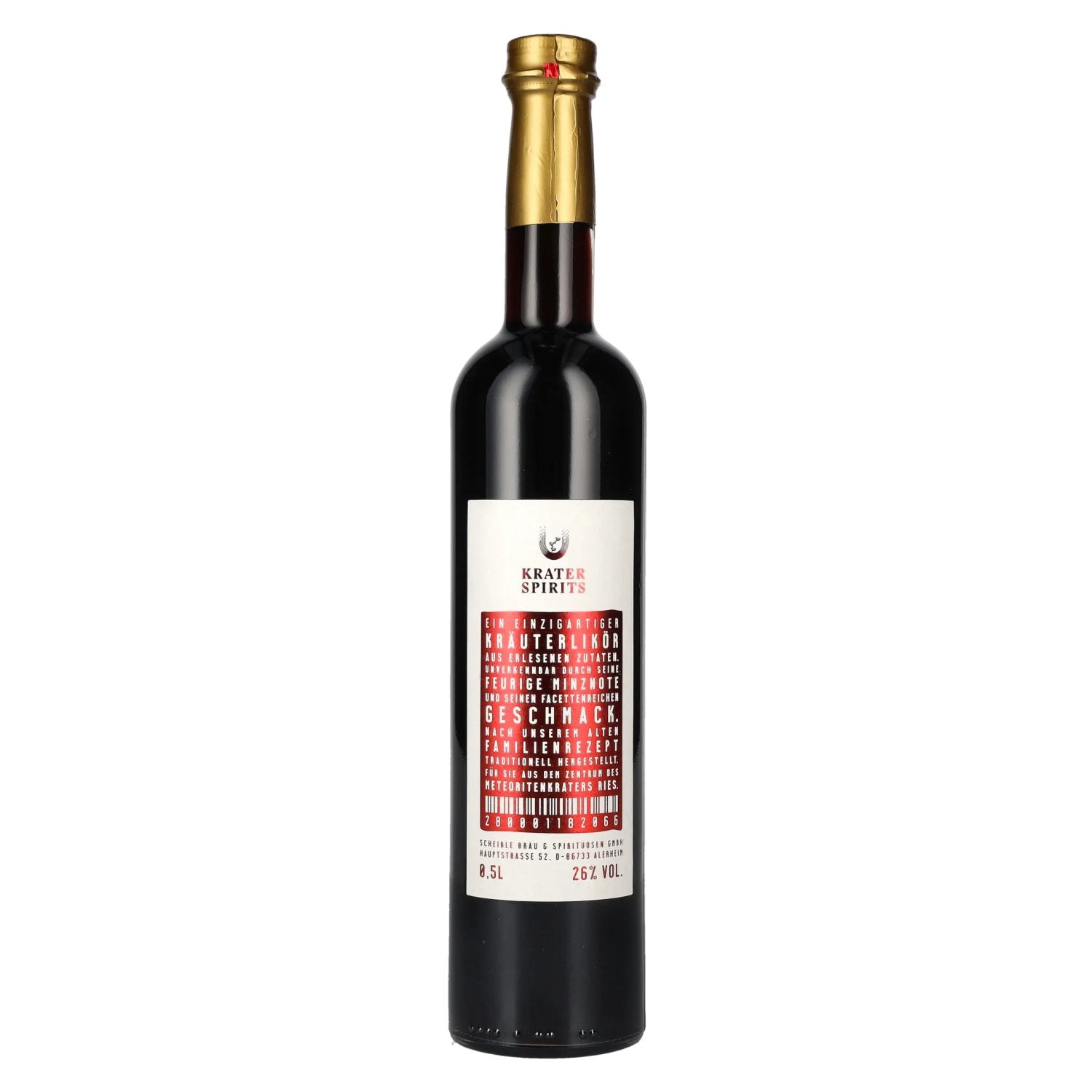 Kraterfeuer kruidenlikeur 26% vol. 0.5l