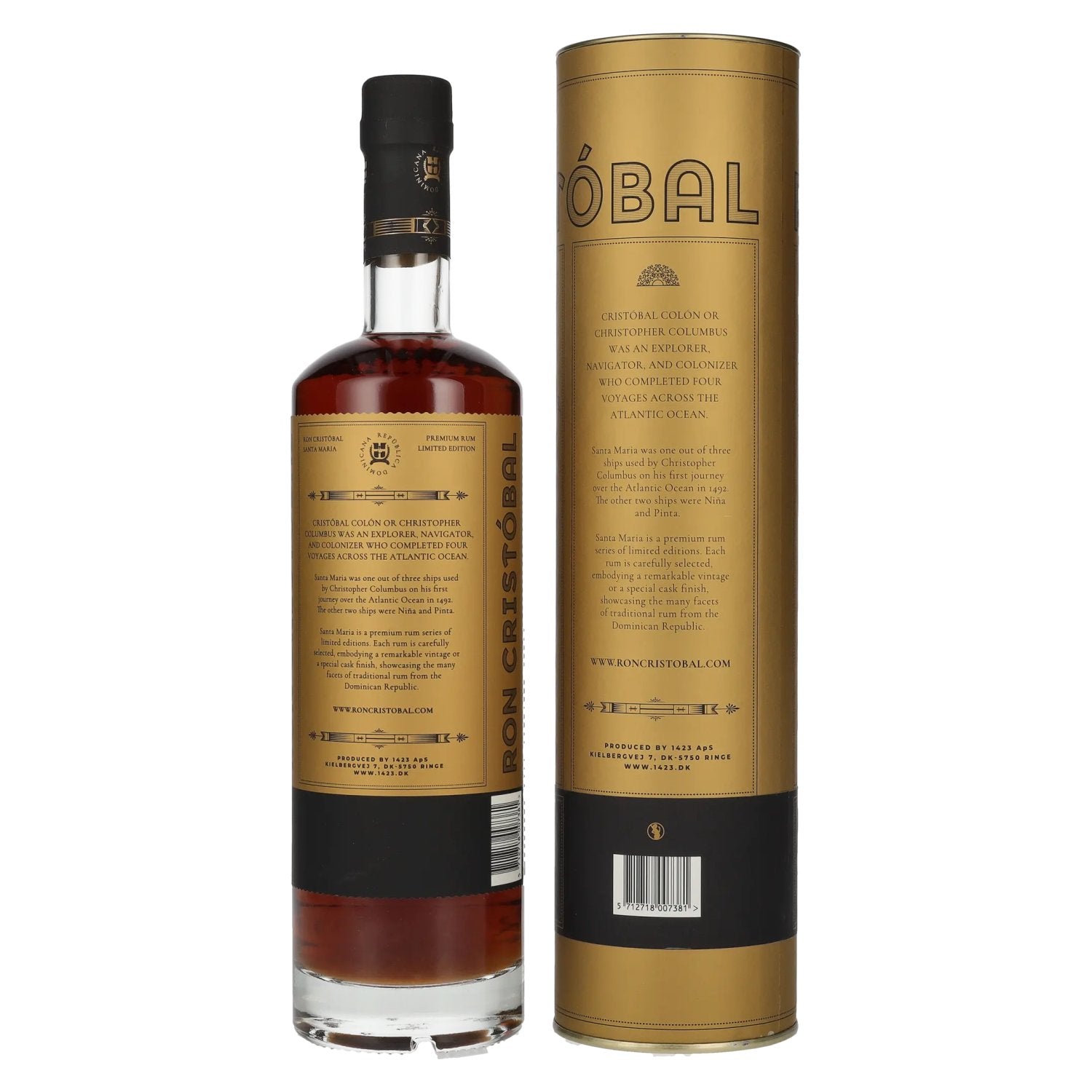 Ron Cristóbal Santa Maria Recioto Limited Edition 43% Vol. 0,7l in geschenkverpakking