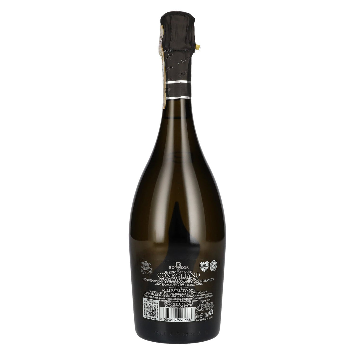Bottega Il Vino dei Poeti CONEGLIANO Prosecco Superiore DOCG Brut Millésimé 2025 11,5 % vol. 0,75 l