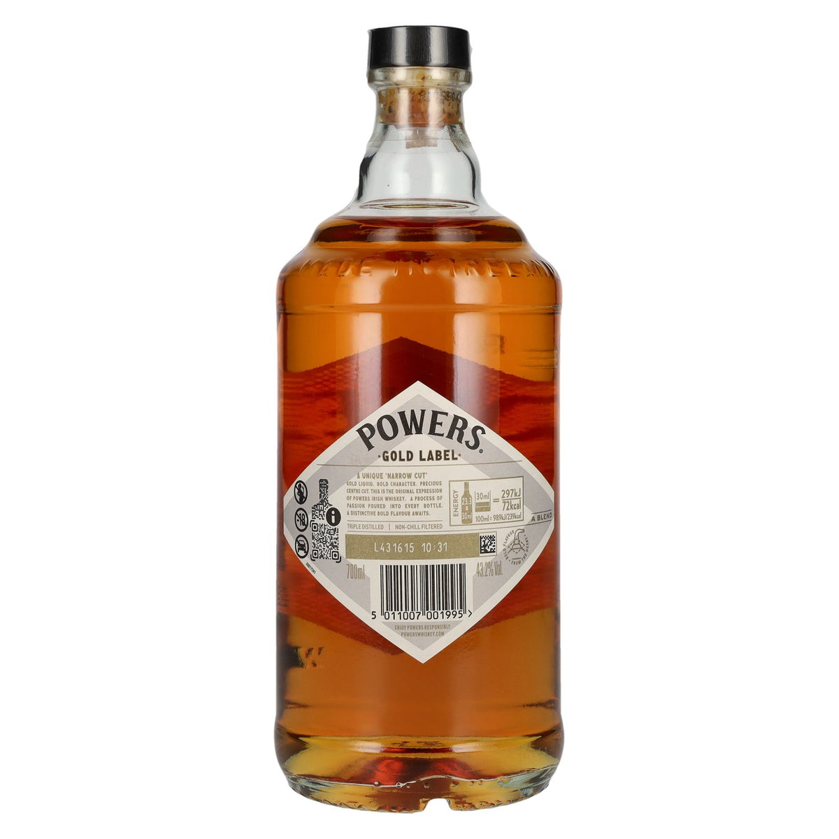 Powers Gold Label Irish Whiskey 43,2% Vol. 0,7l