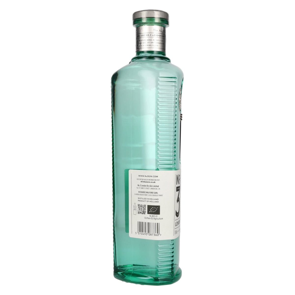 No. 3 London Dry Gin Organic 46% vol. 0.7 l