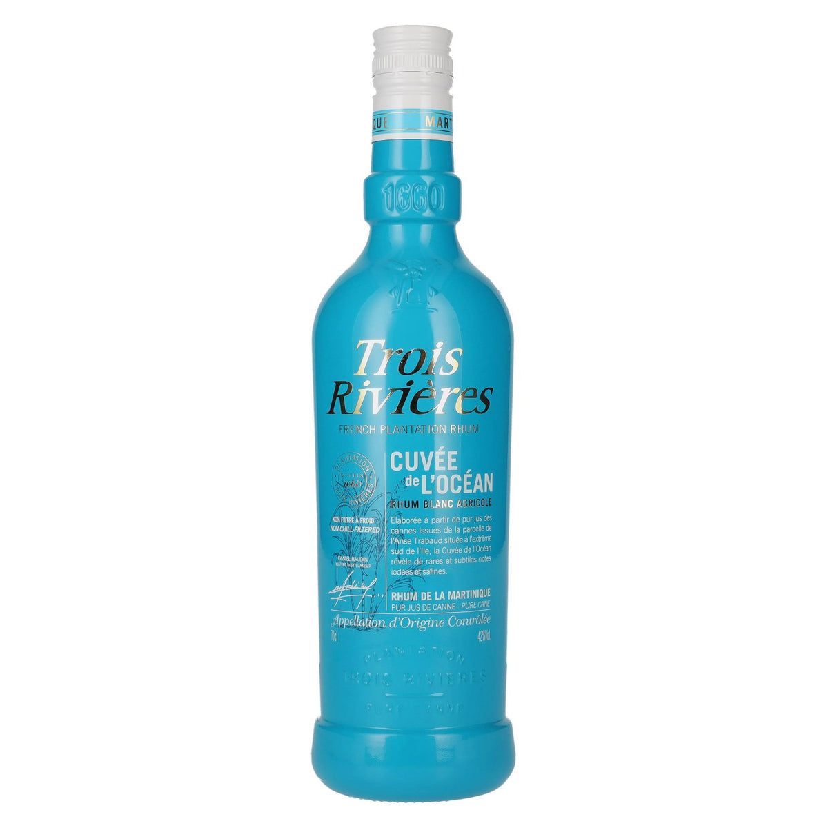 Trois Rivières CUVÉE DE L'OCÉAN Rhum 42% vol. 0.7 l