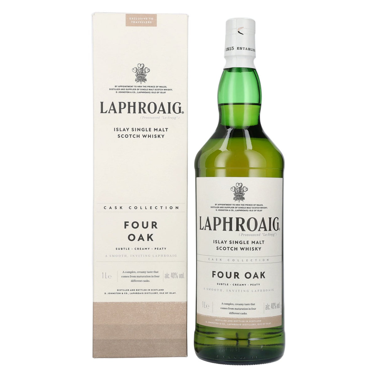 Laphroaig FOUR OAK Cask Collection 40% Vol. 1l in Geschenkbox