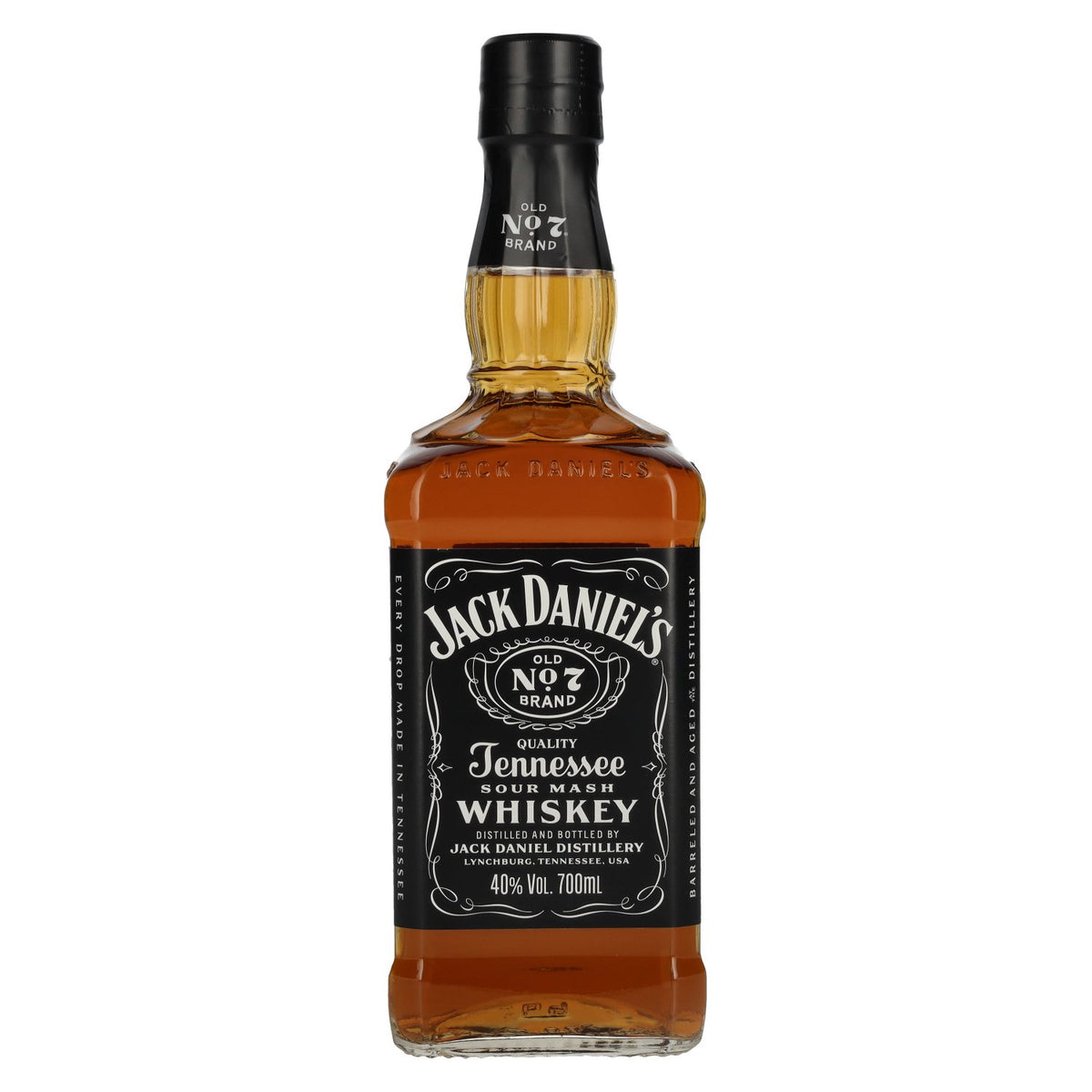 Jack Daniel's Tennessee Whiskey 40 % vol., 0,7 l