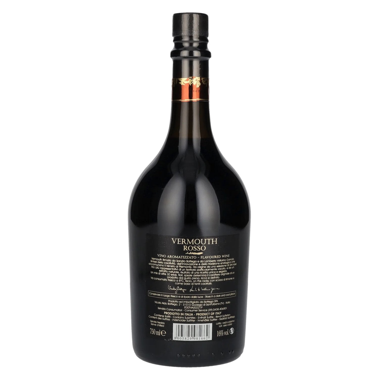 Bottega ROSSO Vermouth 16% vol. 0,75l