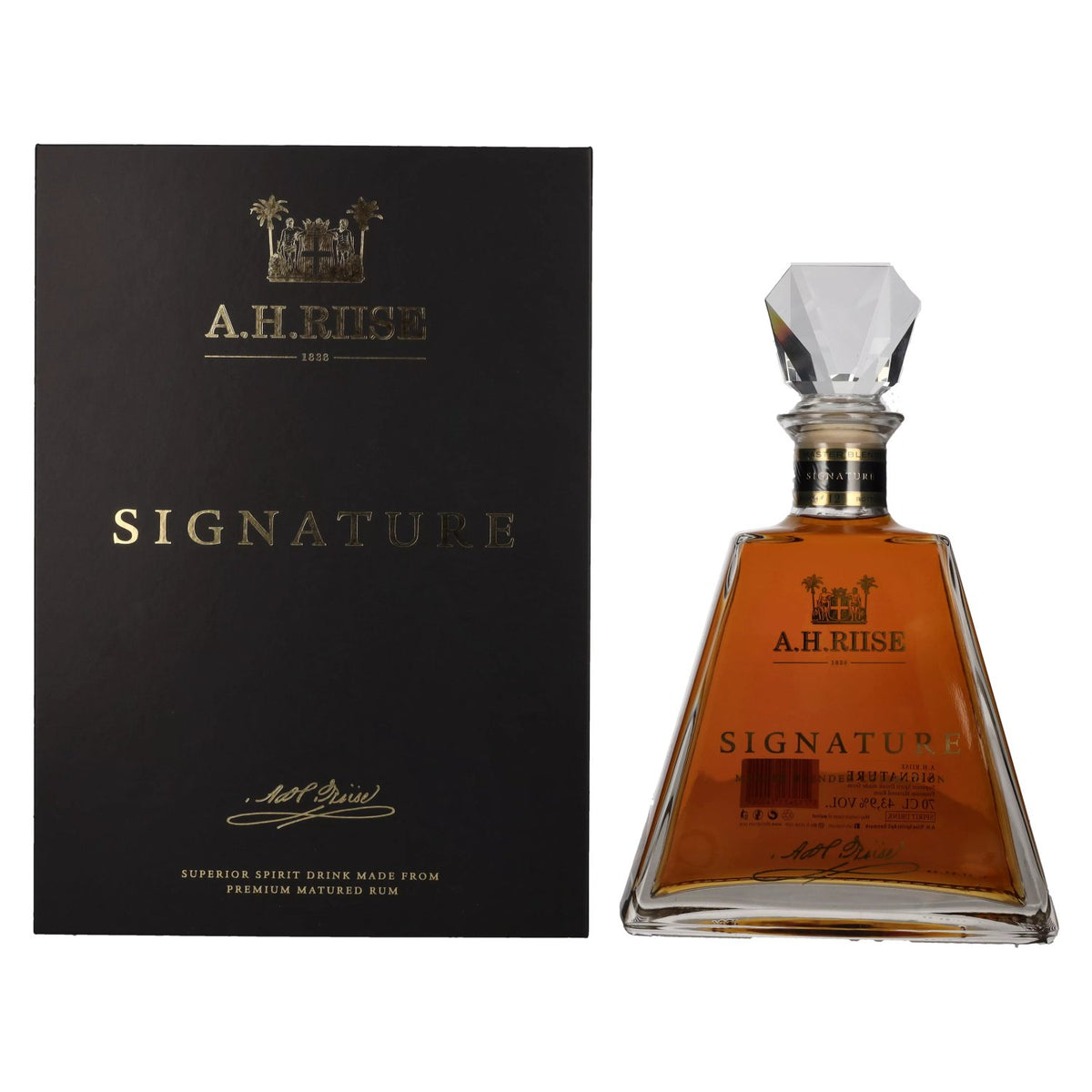 A.H. Riise SIGNATURE Master Blender Collection 43,9% vol. 0,7l en boîte cadeau