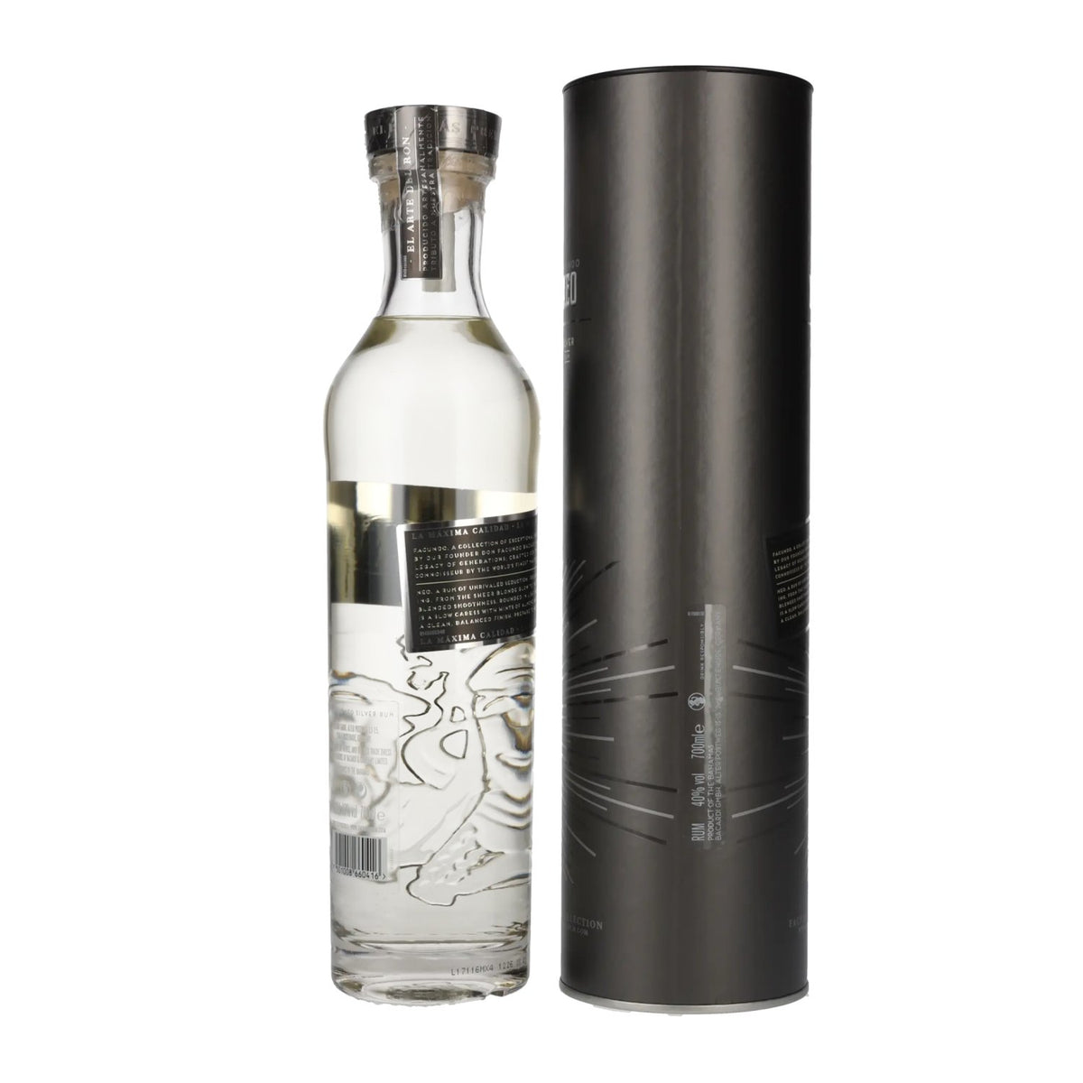 Rhum Facundo NEO Silver 40 % vol., 0,7 l, dans un coffret cadeau