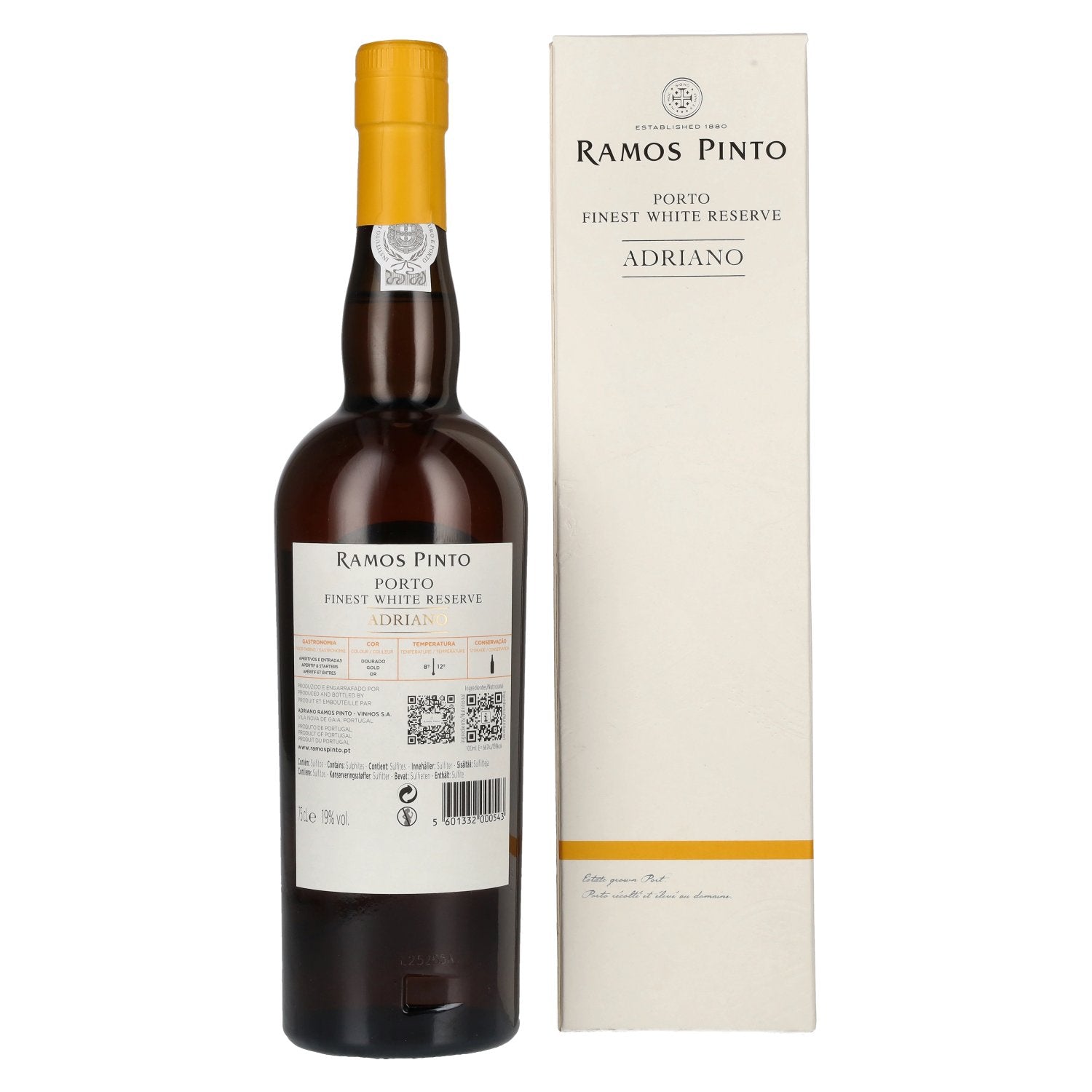 Ramos Pinto Adriano Porto White Reserve 19% Vol. 0,75l in Geschenkbox