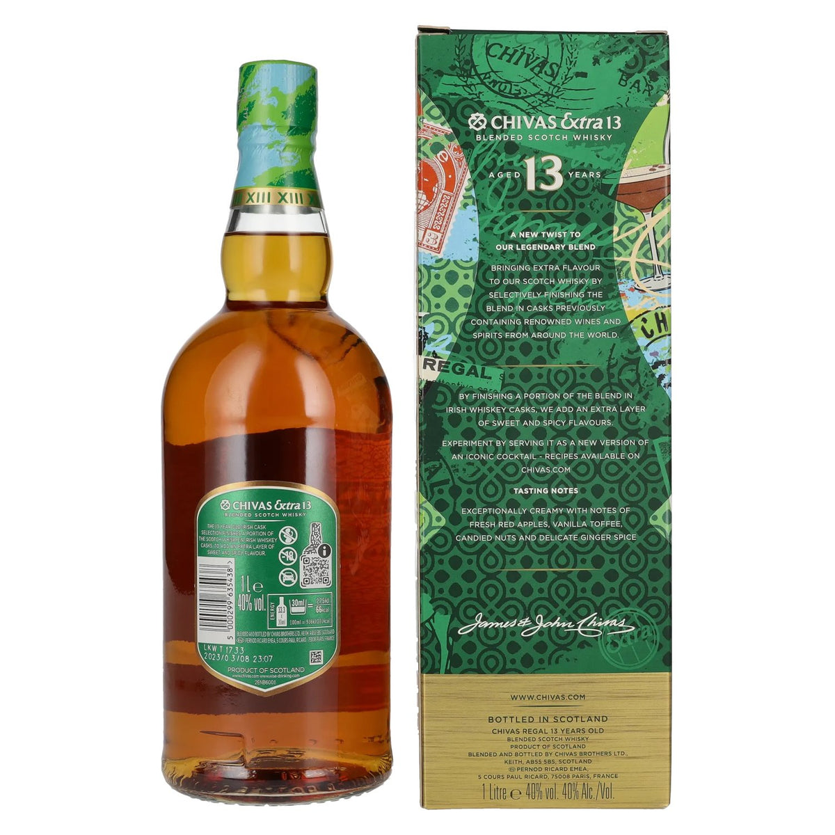 Chivas Regal EXTRA 13 Years Old IRISH CASKS SELECTION 40% Vol. 1l in Geschenkbox