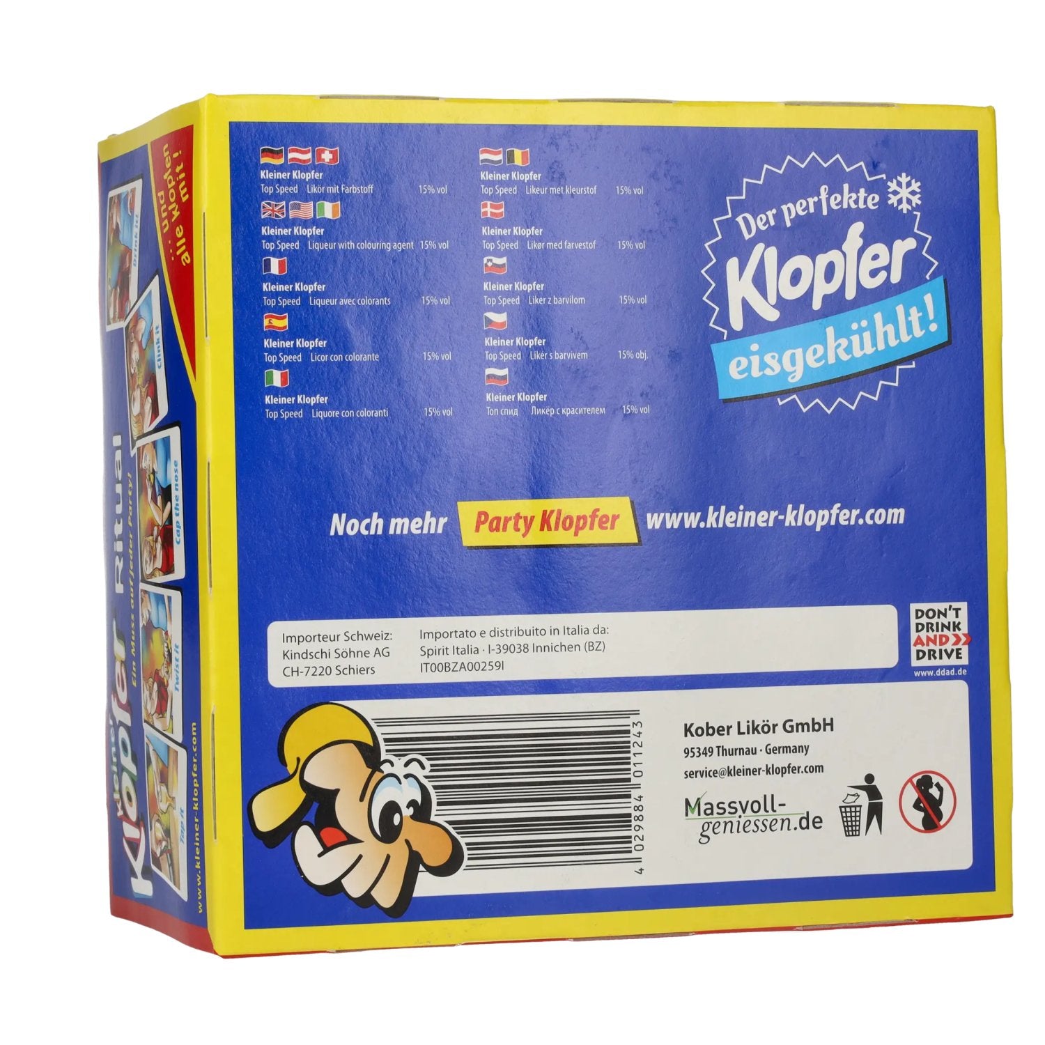 Kleiner Klopfer Top Speed 15% vol. 25x0,02l