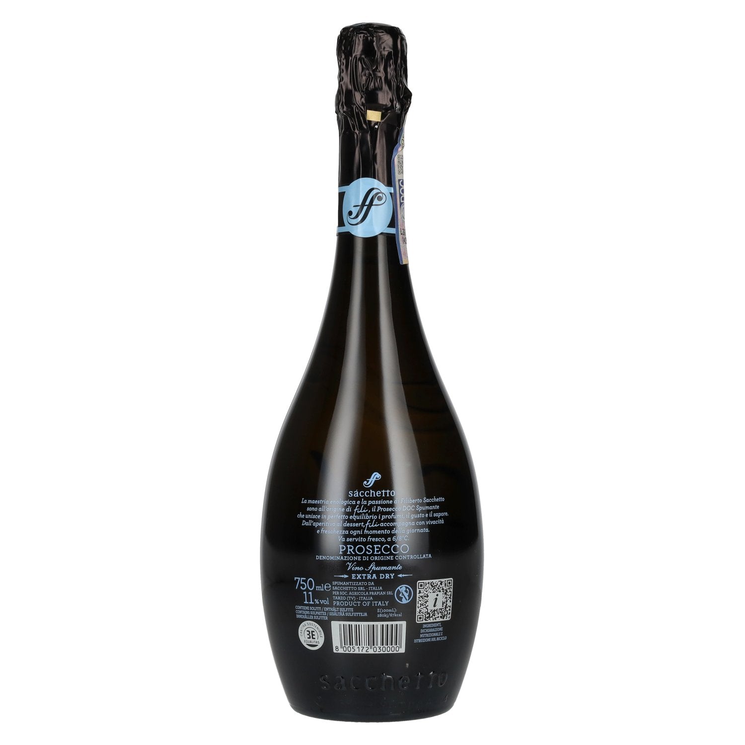 Sacchetto Fili Prosecco Extra Dry DOC 11% Vol. 0,75l