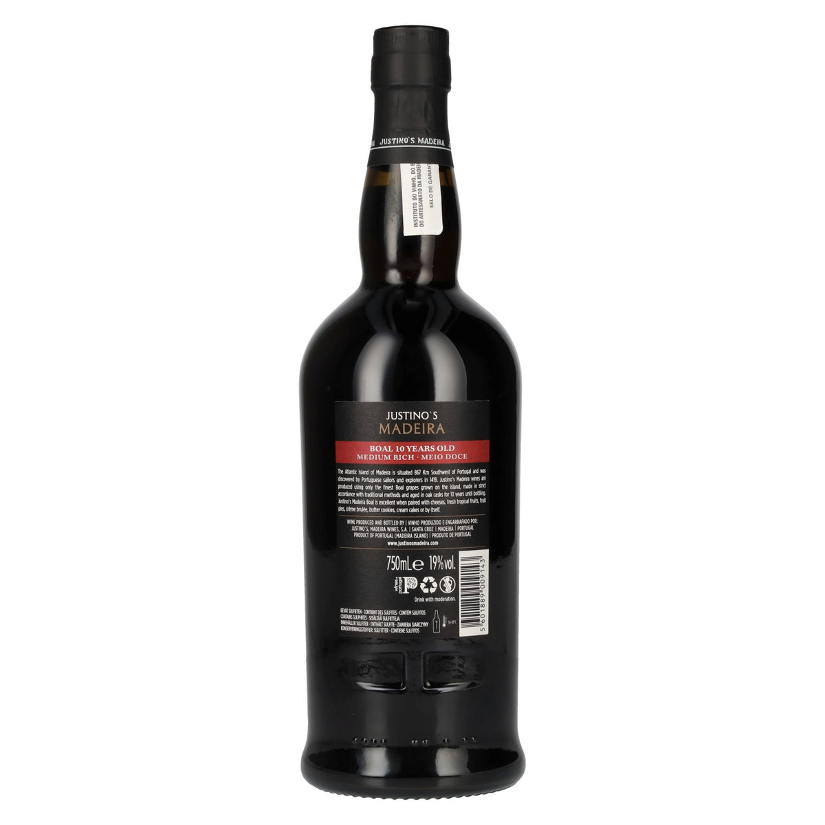 Justino’s Madeira 10 Years Old BOAL 19% vol. 0.75 l