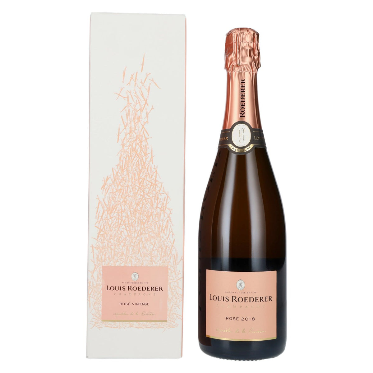 Louis Roederer Champagne ROSÉ Vintage 2018 12,5% Vol. 0,75l in Geschenkbox