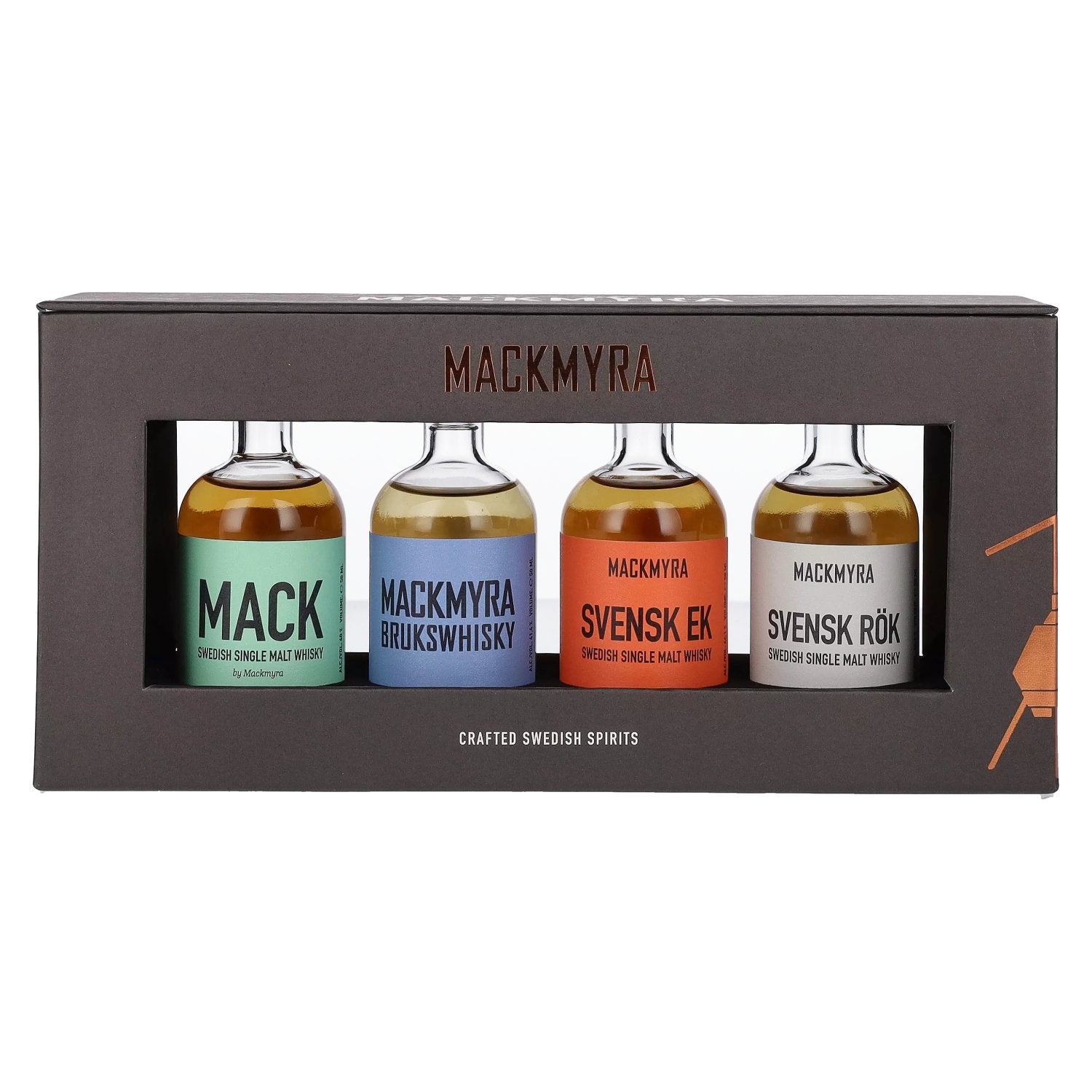Mackmyra CLASSICS Collection 43,4% Vol. 4x0,05l in Geschenkbox