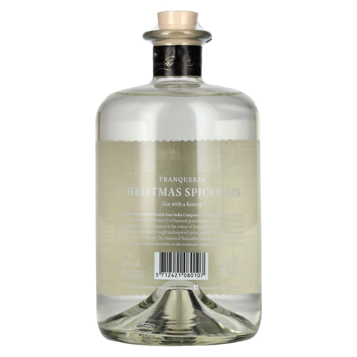 Tranquebar Original Gin Christmas Spiced 48% vol. 0.7 l