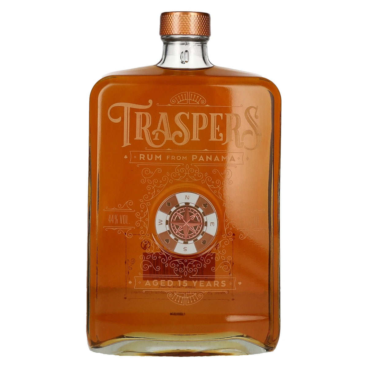 Traspers 15-Year-Old Panama Rum, 44% ABV, 0.7 l