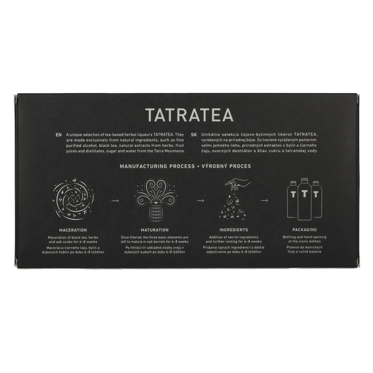 TATRATEA Tasting Set Black 52,6% Vol. 5x0,04l in Geschenkbox
