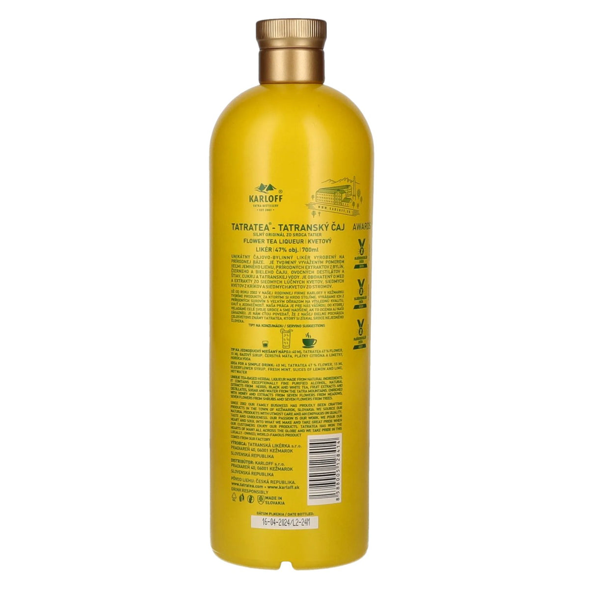 Tatratea Flower Tea Liqueur 47% ABV 0.7l