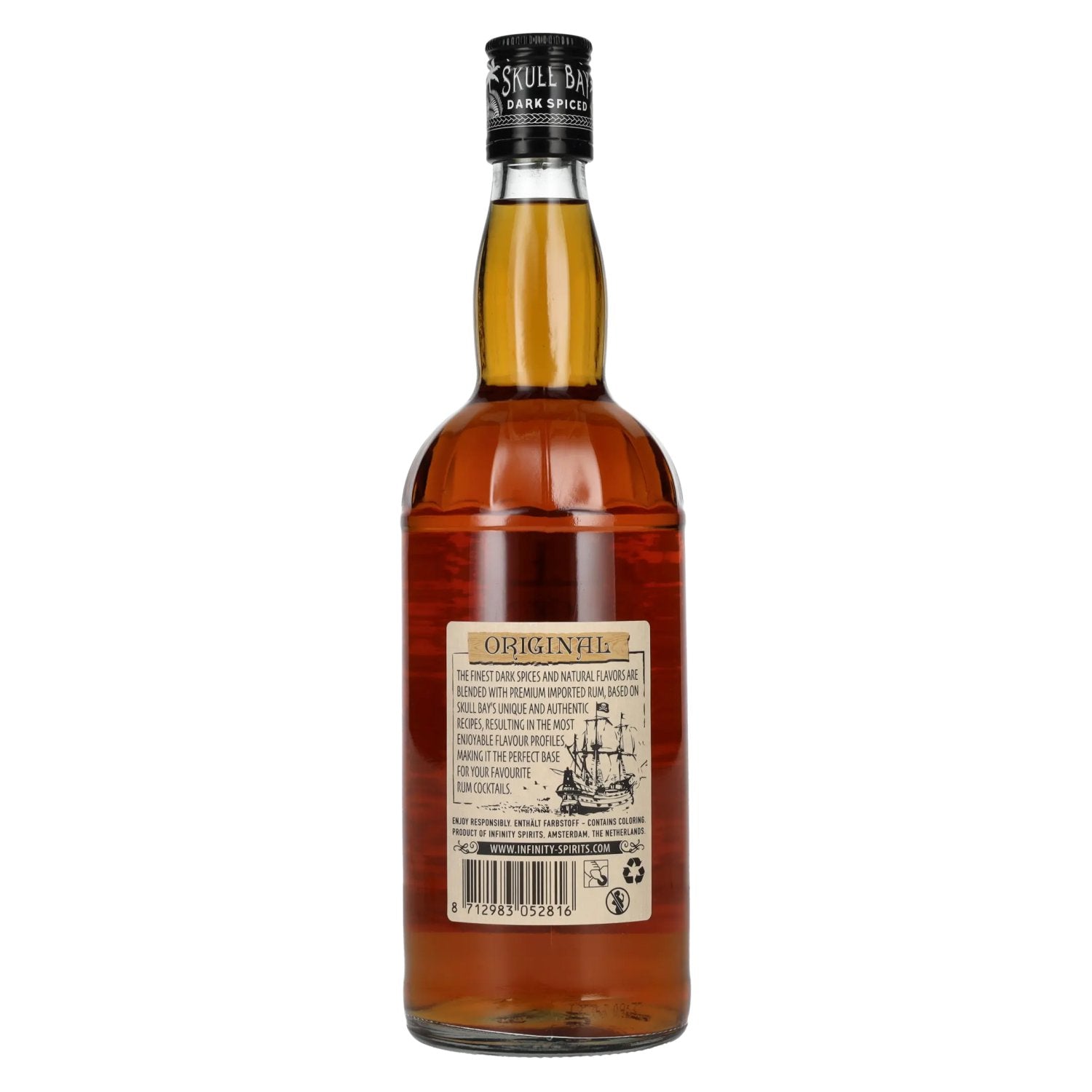 Skull Bay ORIGINAL Dark Spiced 37,5% Vol. 0,7l