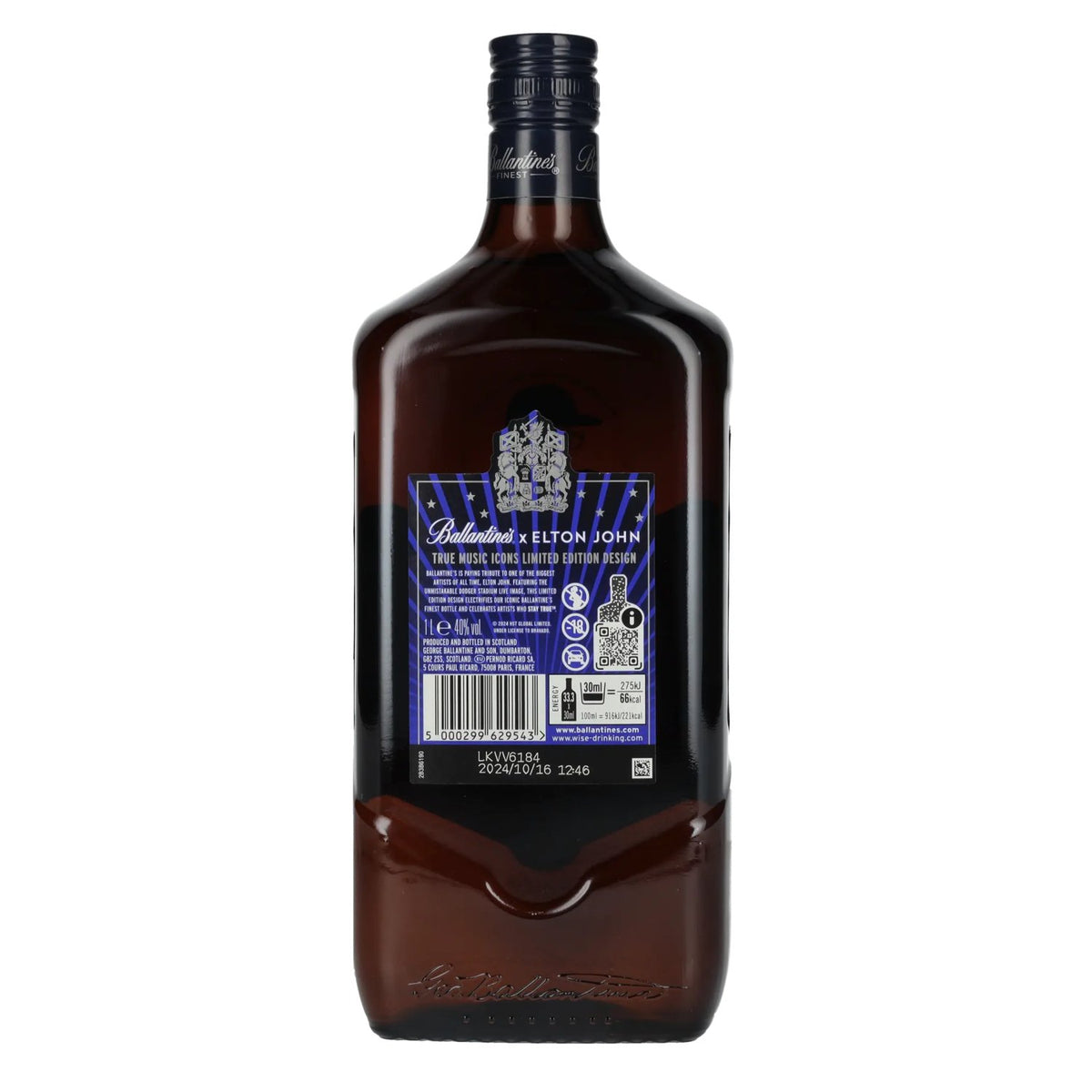 Ballantine's FINEST Blended Scotch Whisky ELTON JOHN Limited Edition 40% vol. 1 litre