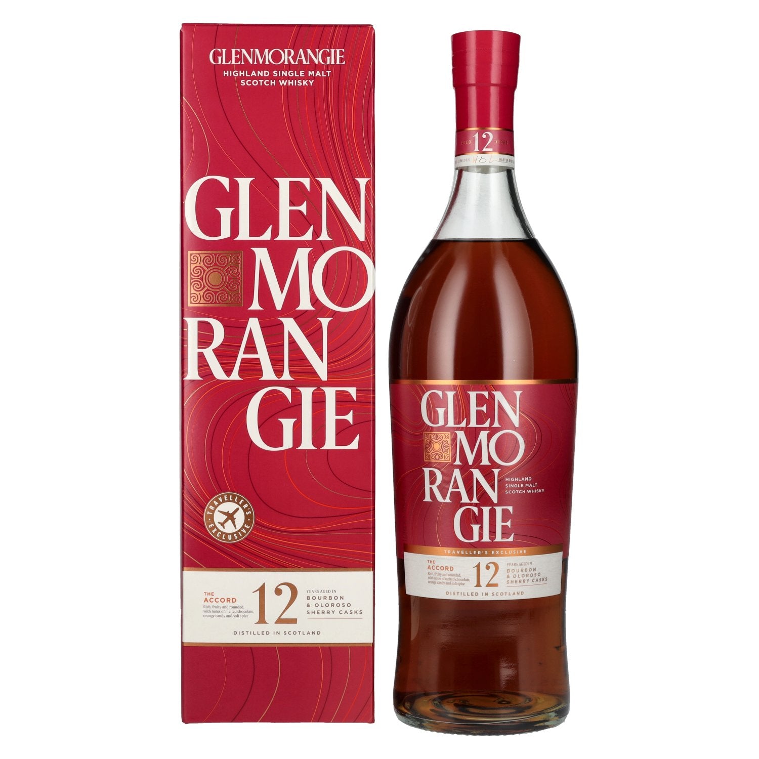 Glenmorangie The ACCORD 12 Years Old Bourbon & Sherry Cask 43% Vol. 1l in Geschenkbox