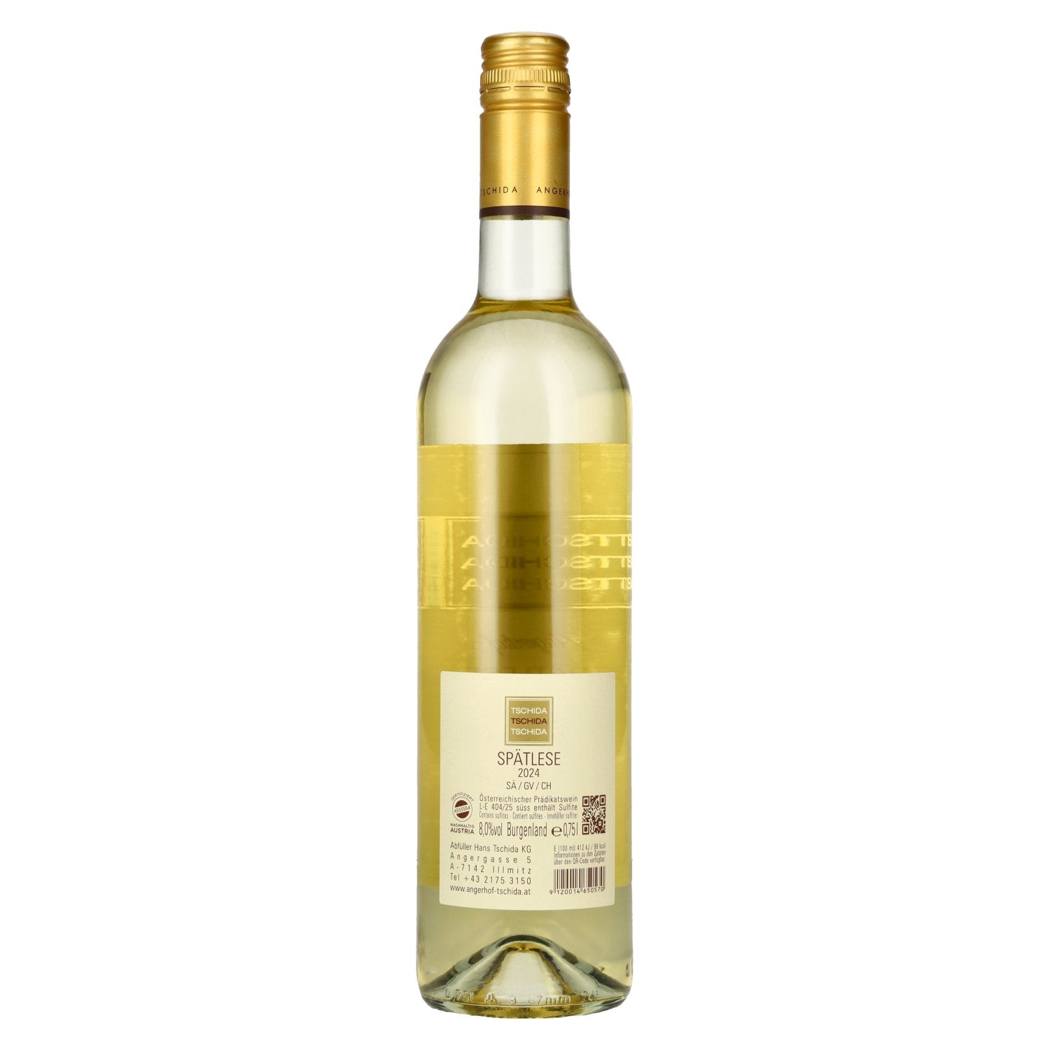 Tschida Angerhof Vendanges Tardives 2024 8% vol. 0,75l