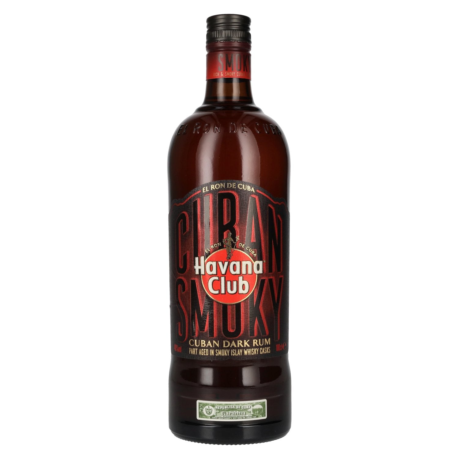 Havana Club Gerookte Cubaanse Donkere Rum 40% Vol. 1l
