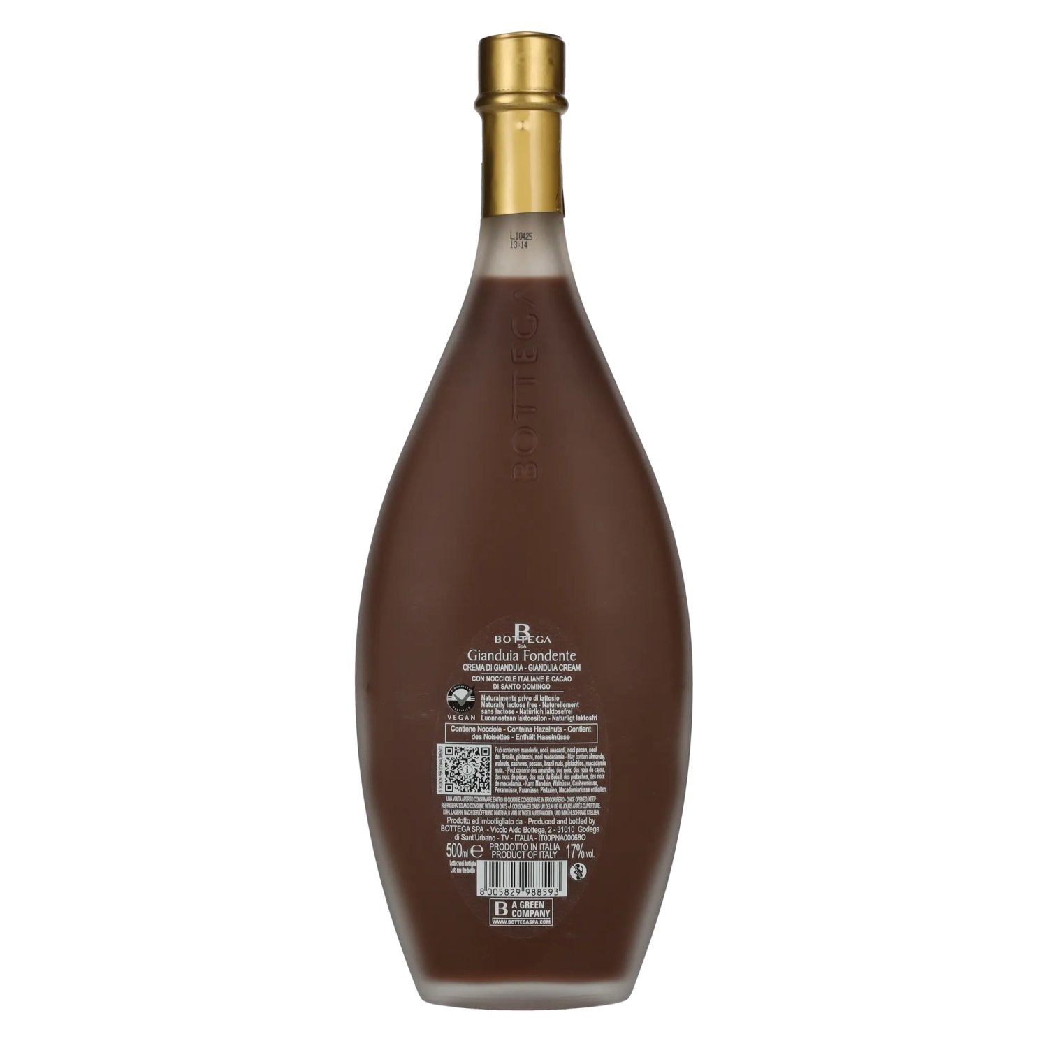 Bottega Crema di CIOCCOLATO GIANDUIA FONDENTE Roomlikeur 17% Vol. 0,5l