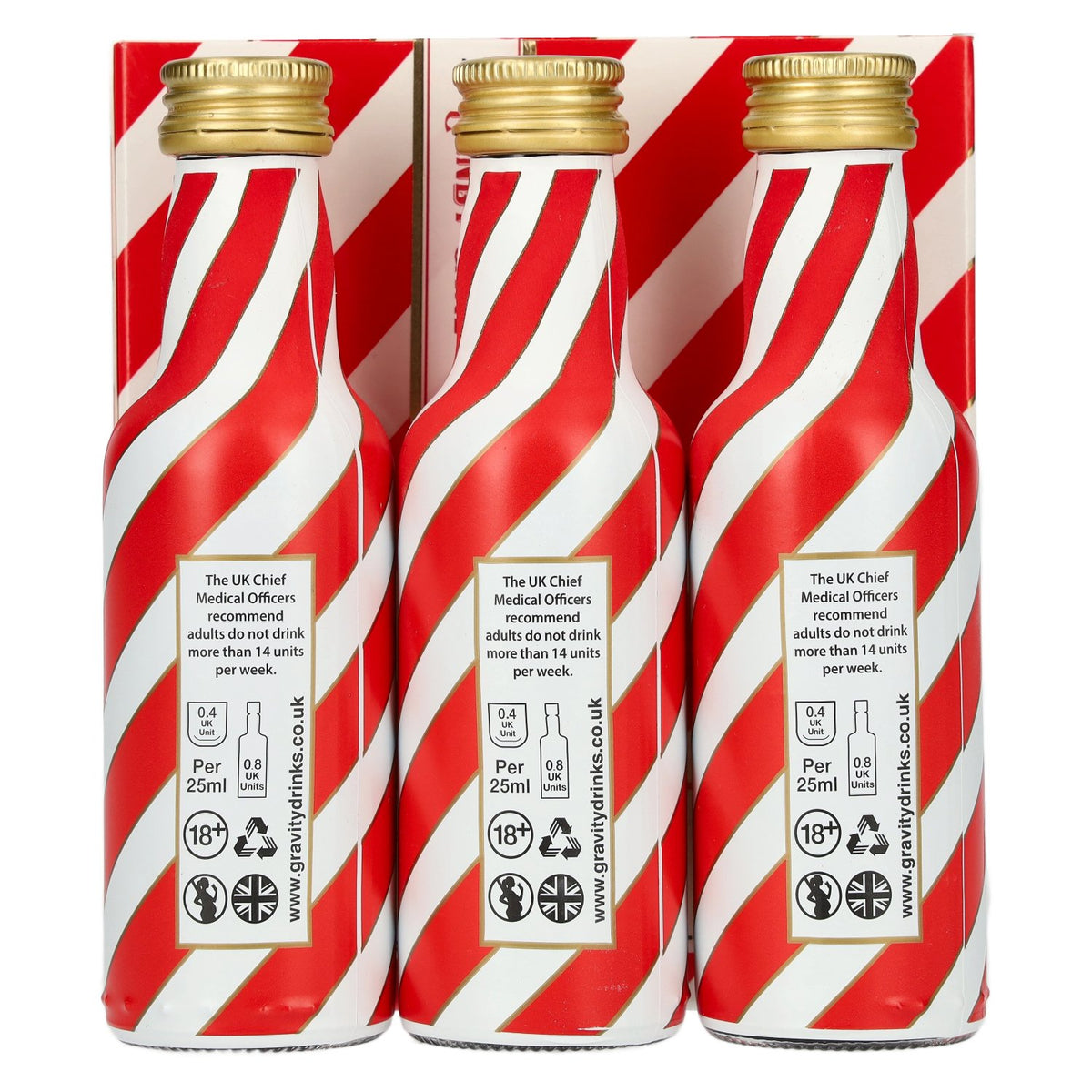 Candy Cane Cherry-wodkalikeur 15% vol. 3 x 0,05 l