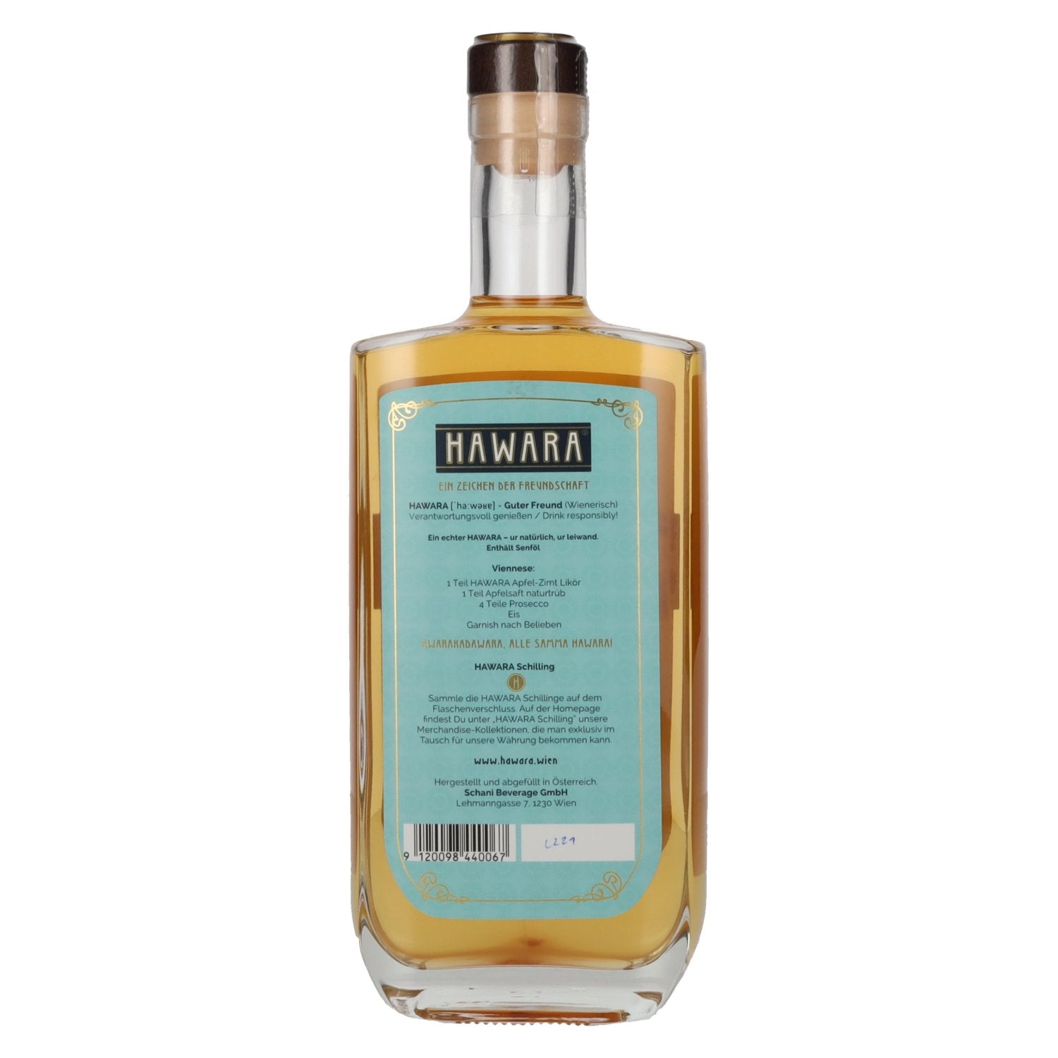 Hawara Apple-Cinnamon Liqueur 23% Vol. 0,7l
