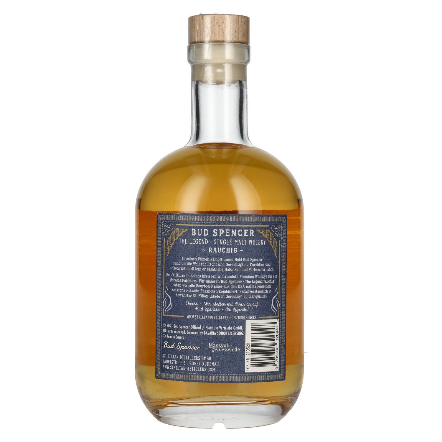 Bud Spencer THE LEGEND Single Malt RAUCHIG 49% Vol. 0,7l