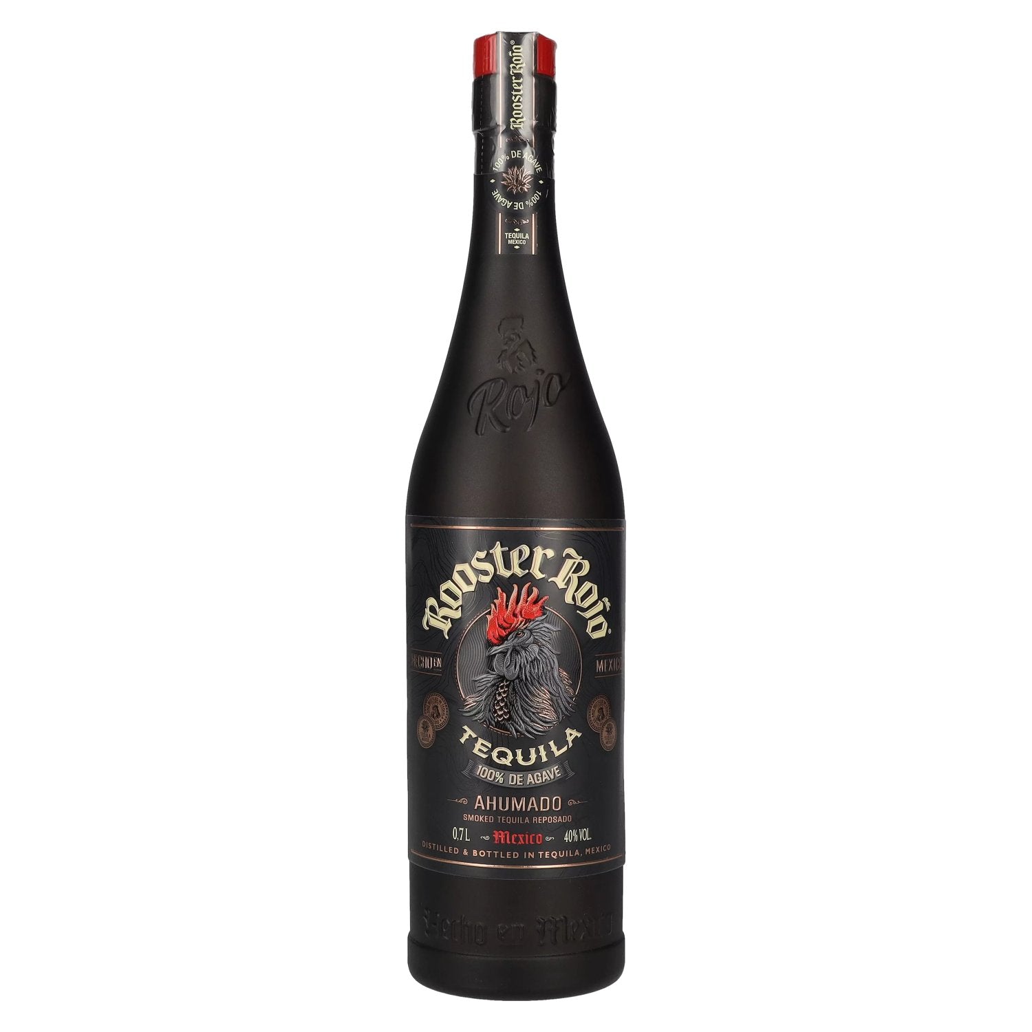 Rooster Rojo AHUMADO Tequila 100% de Agave 40% Vol. 0,7l