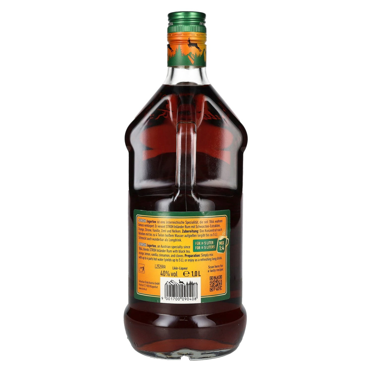 Stroh Jagertee 40% vol. 1 l