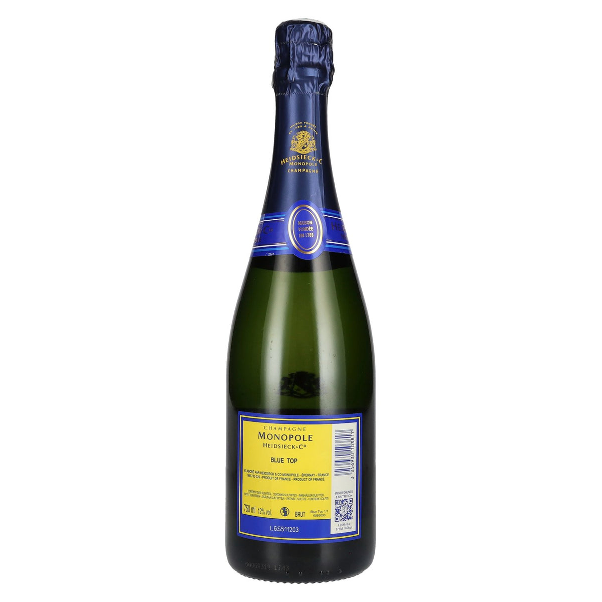 Heidsieck &amp; Co Monopole Champagne BLUE TOP Brut 12% vol. 0,75 l