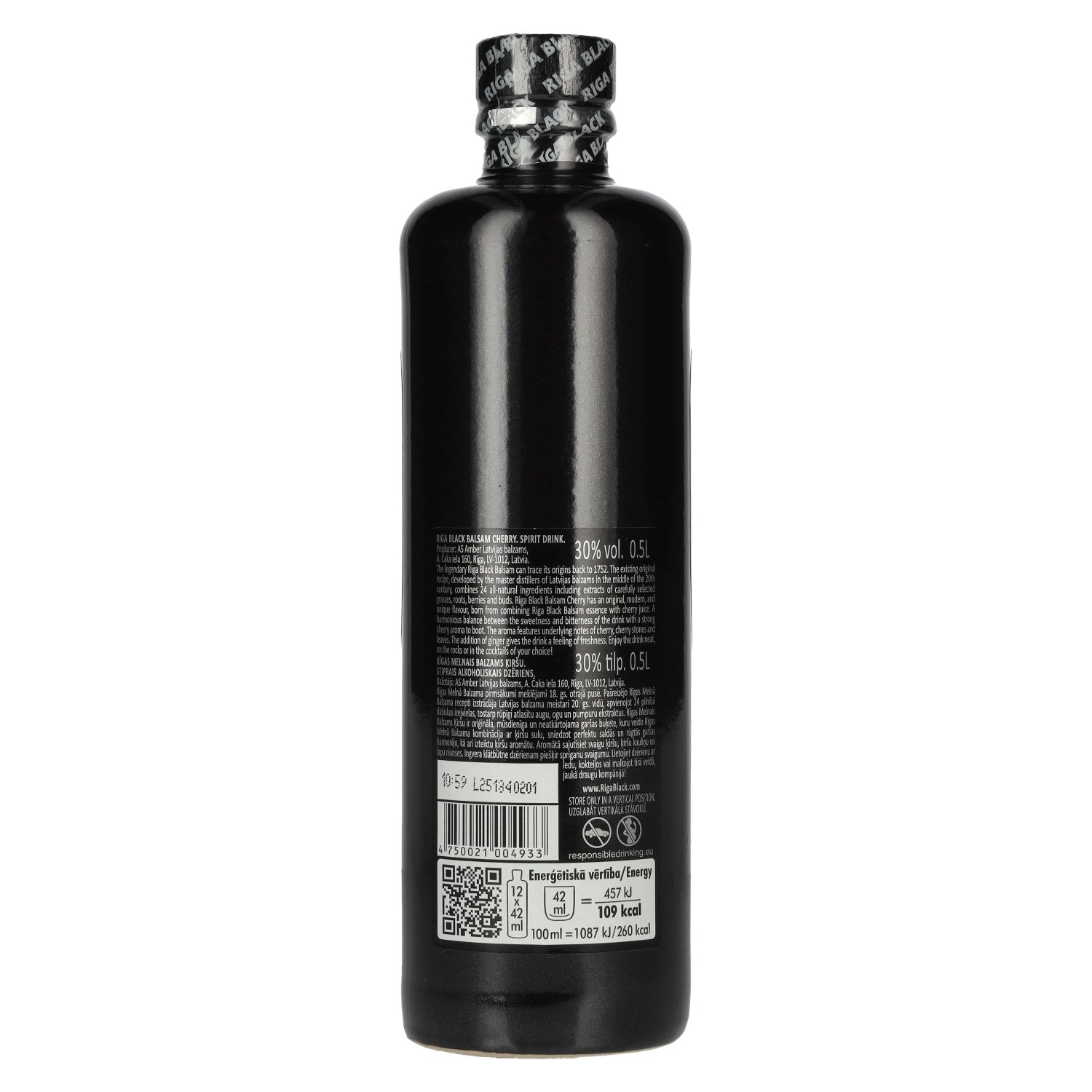 Riga Black Balsam 1752 Original Recipe CHERRY 30% Vol. 0,5l