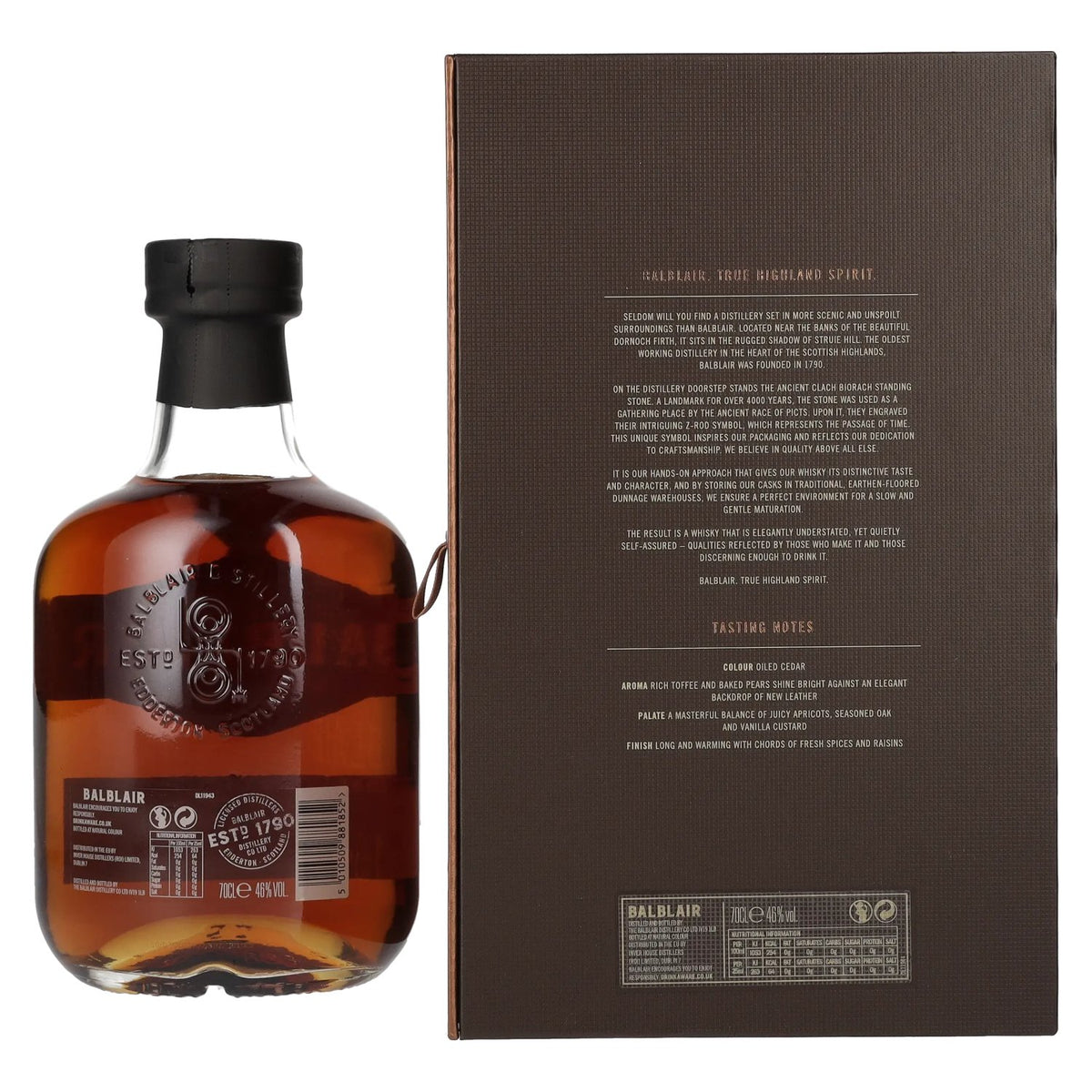 Balblair 18 Years Old Highland Single Malt 46% vol. 0.7l in a gift box