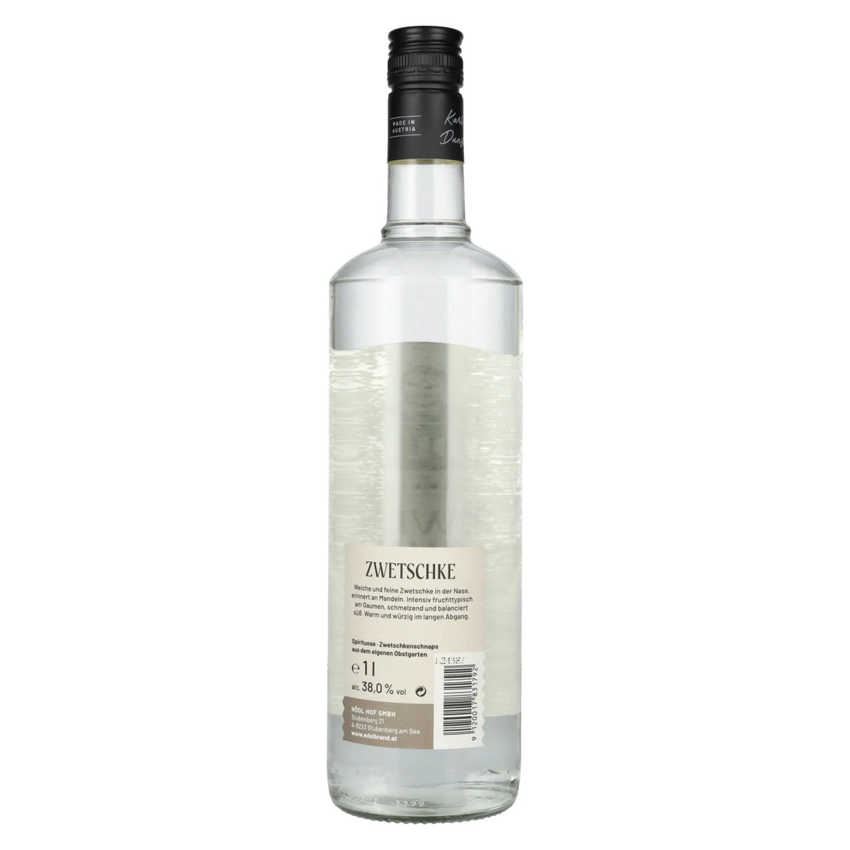 Hödl Hof Original ZWETSCHKE Schnaps 38% Vol. 1l