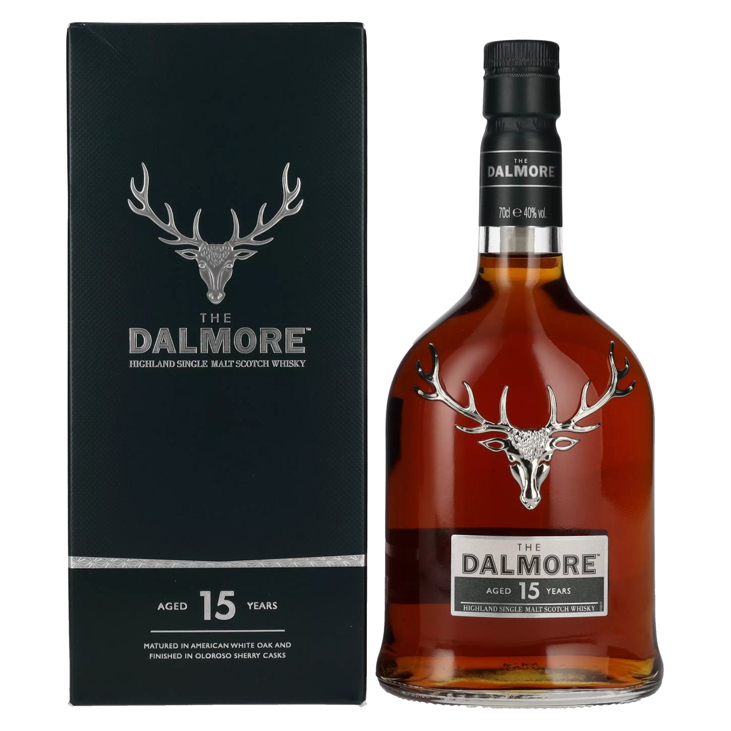 The Dalmore 15 Years Old Highland Single Malt Scotch Whisky 40% Vol. 0,7l en coffret cadeau