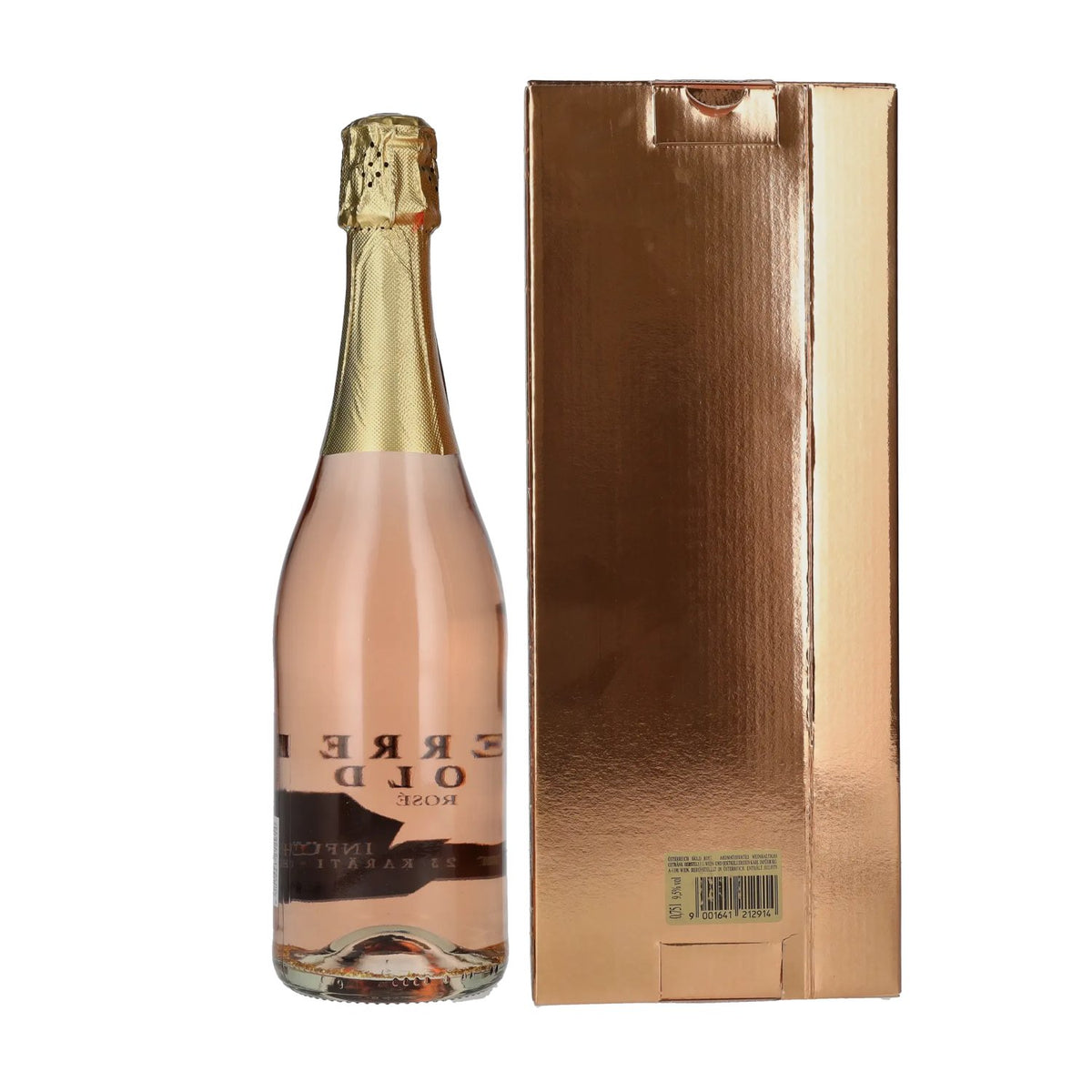 Austrian Gold Rosé – with 23-carat gold leaf, 9.5% ABV, 0.75l in a gift box