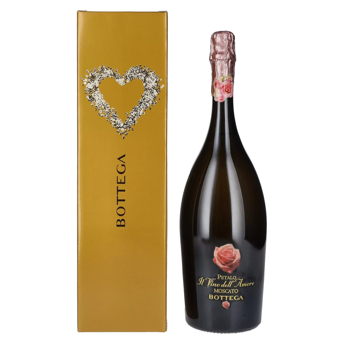 Bottega Petalo Moscato Il Vino dell'Amore 6.5% ABV 1.5l in a gift box