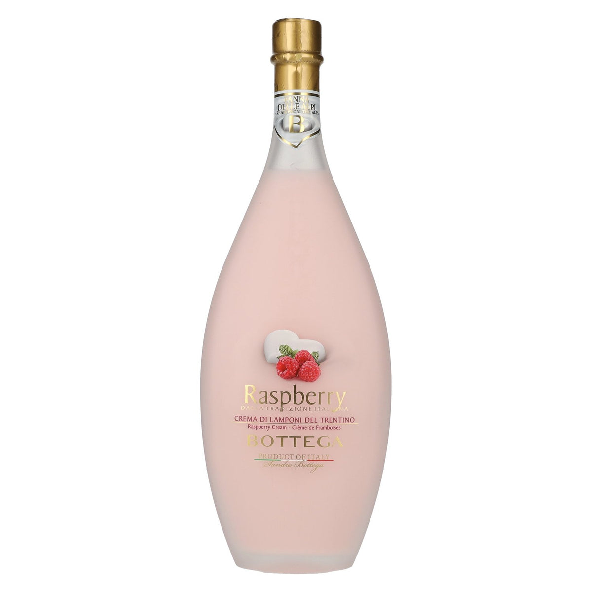 Bottega RASPBERRY Raspberry Cream with 15% alcohol by volume, 0.5 litres