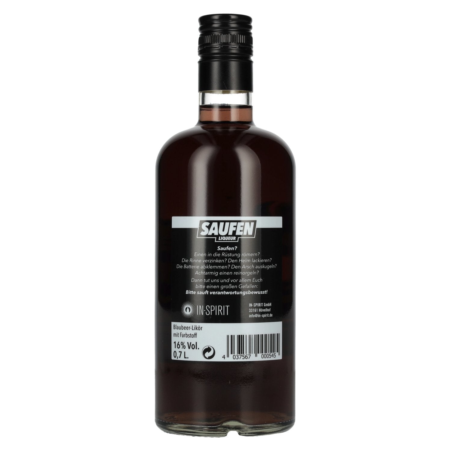Saufen Liqueur Liqueur de myrtille 16% vol. 0,7l