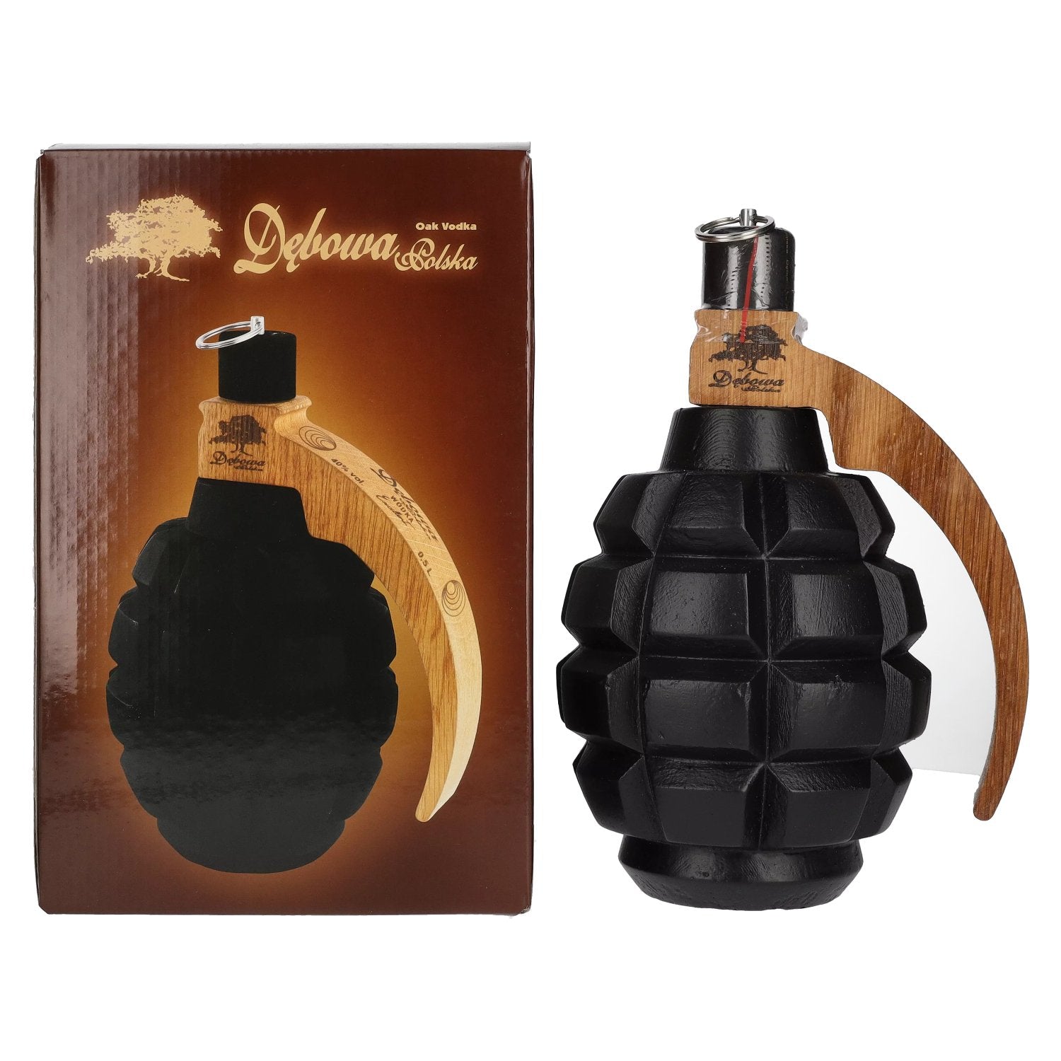 Debowa Wódka Excellent Granaat 40% Vol. 0,5l in geschenkverpakking