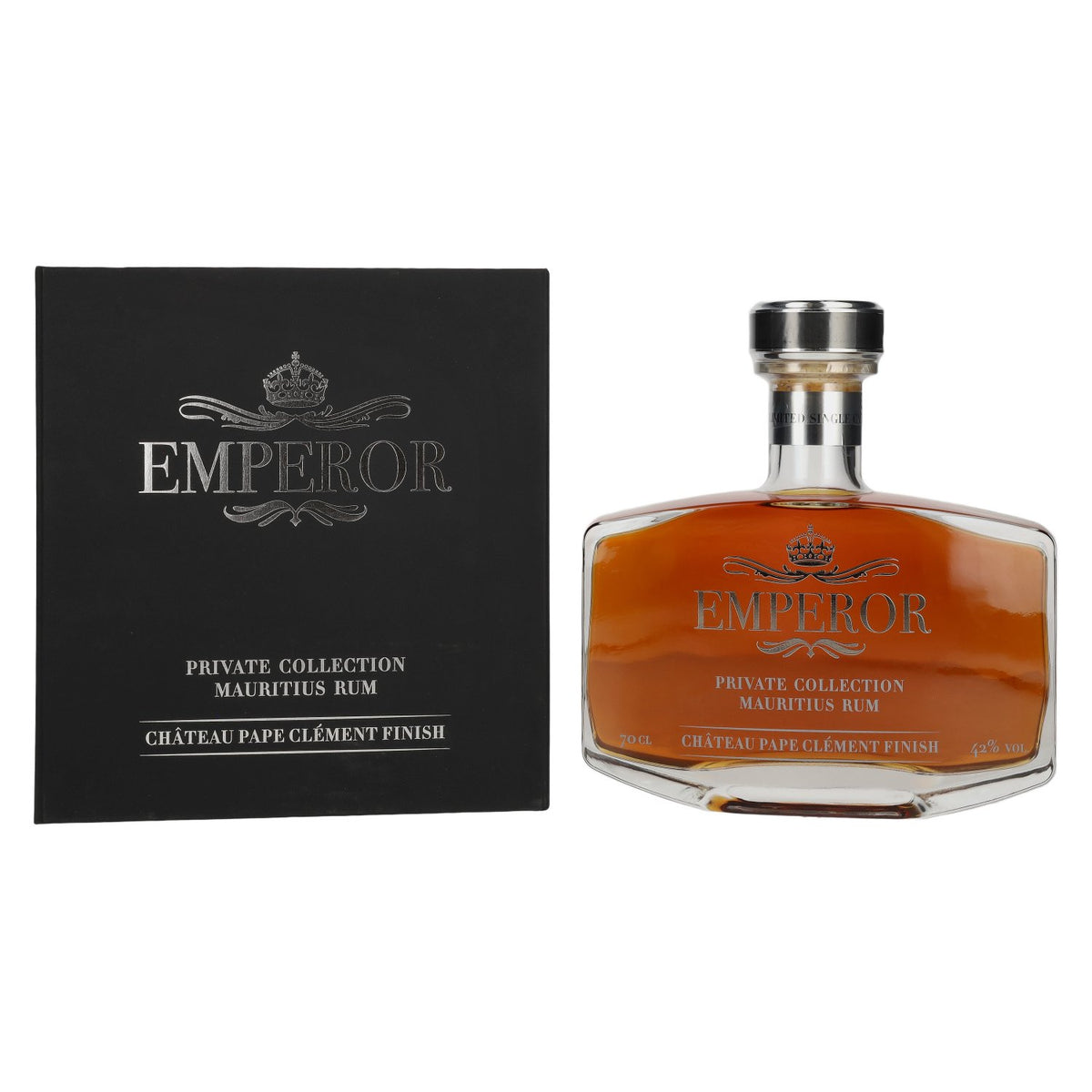 Emperor Mauritius Rum PRIVATE COLLECTION Château Pape Clément Finish 42% Vol. 0,7l in Geschenkbox