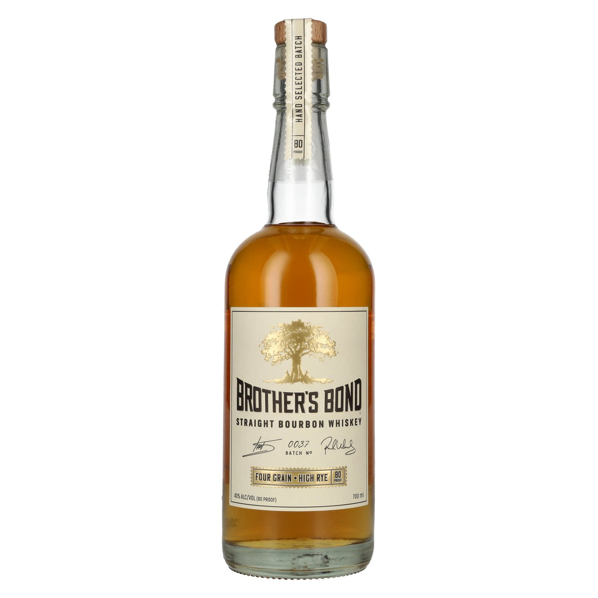 Brother's Bond Straight Bourbon Whisky Batch No. 0037 40% ABV 0.7l