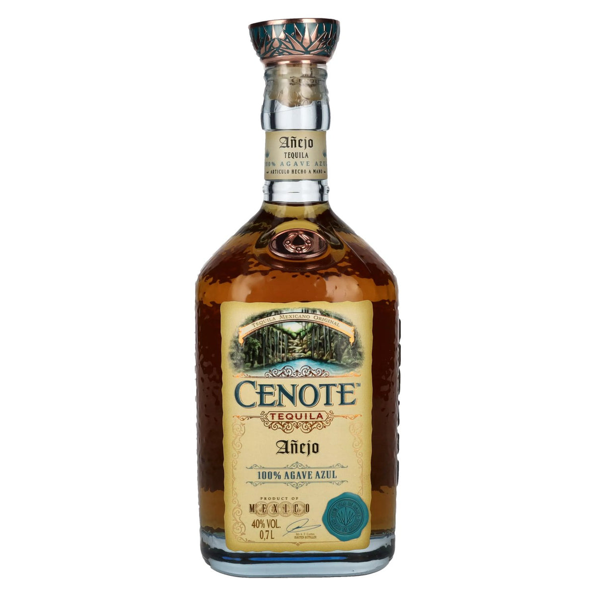 Cenote Tequila Añejo 100% Agave Azul 40% vol. 0,7 l