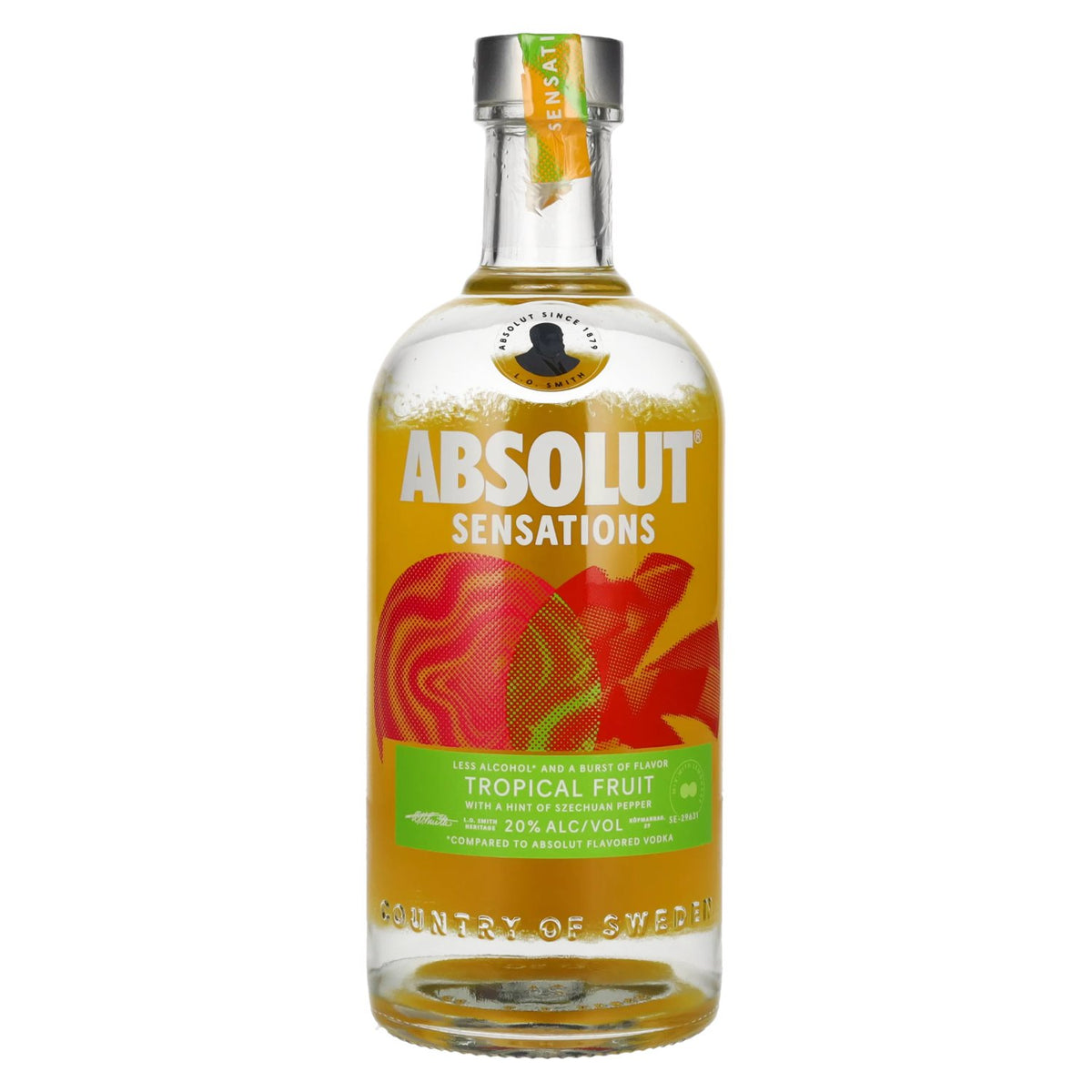 Absolut Sensations TROPICAL FRUIT gearomatiseerde wodka 20% Vol. 0,7l