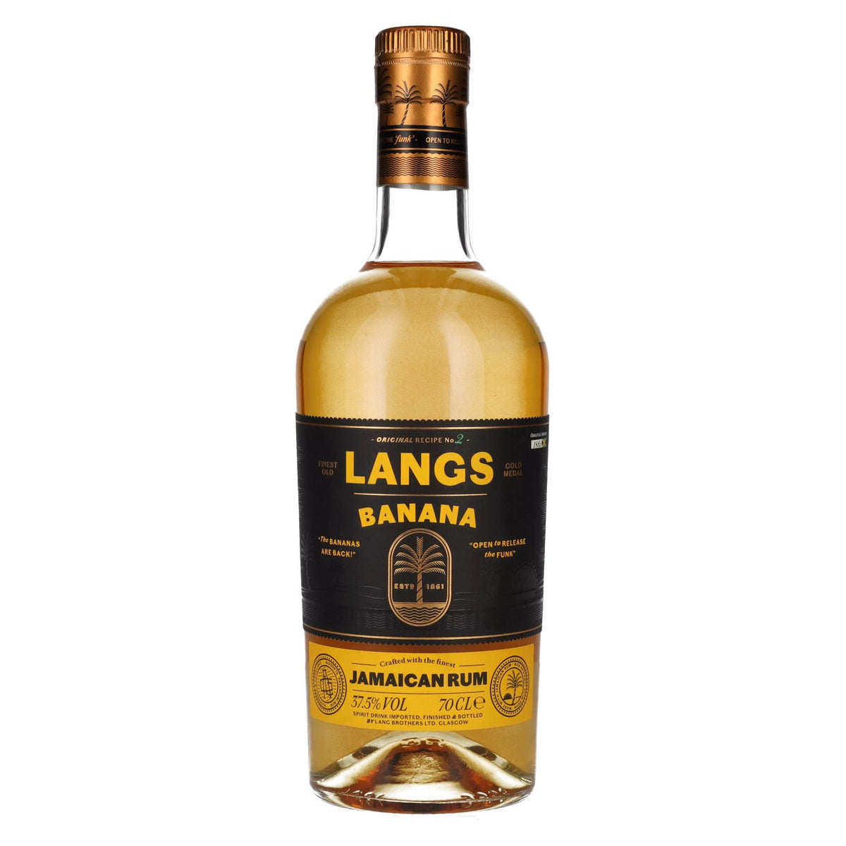Langs Banana Jamaican Spirit Drink 37,5% vol. 0,7 l